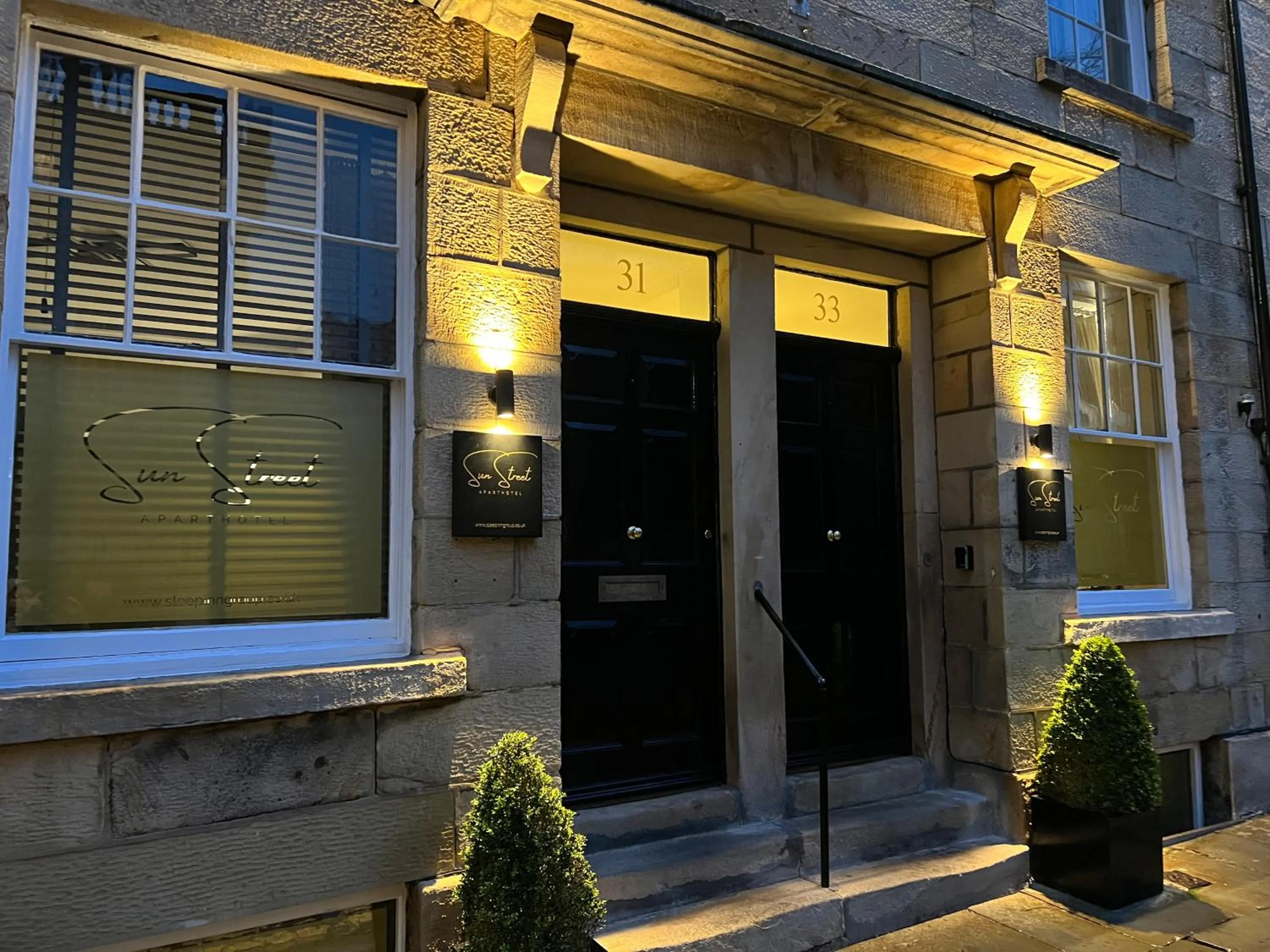 Property building in Sun Street Aparthotel