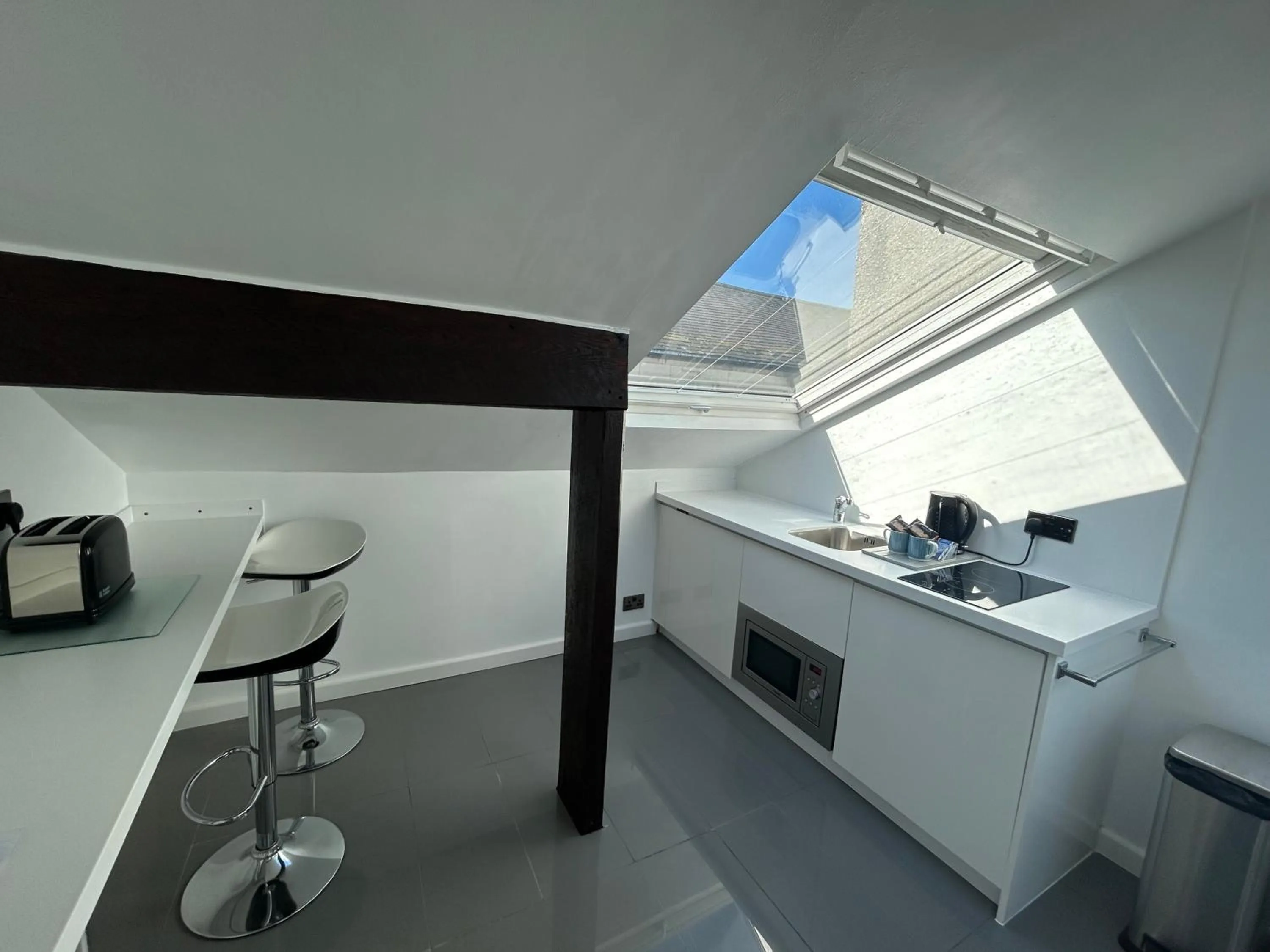 Kitchen or kitchenette in Sun Street Aparthotel