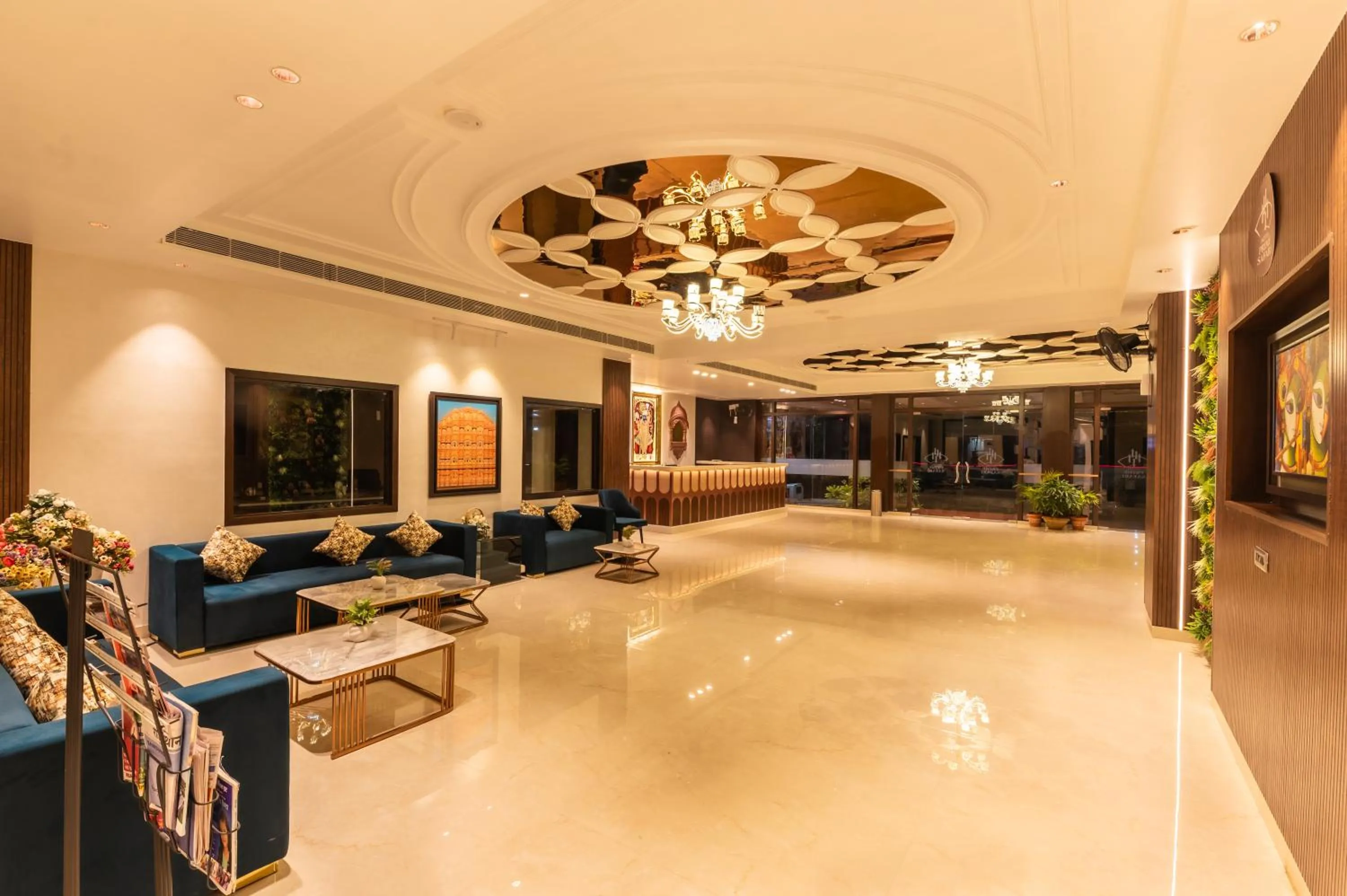 Lobby or reception in Hotel Prime Safari