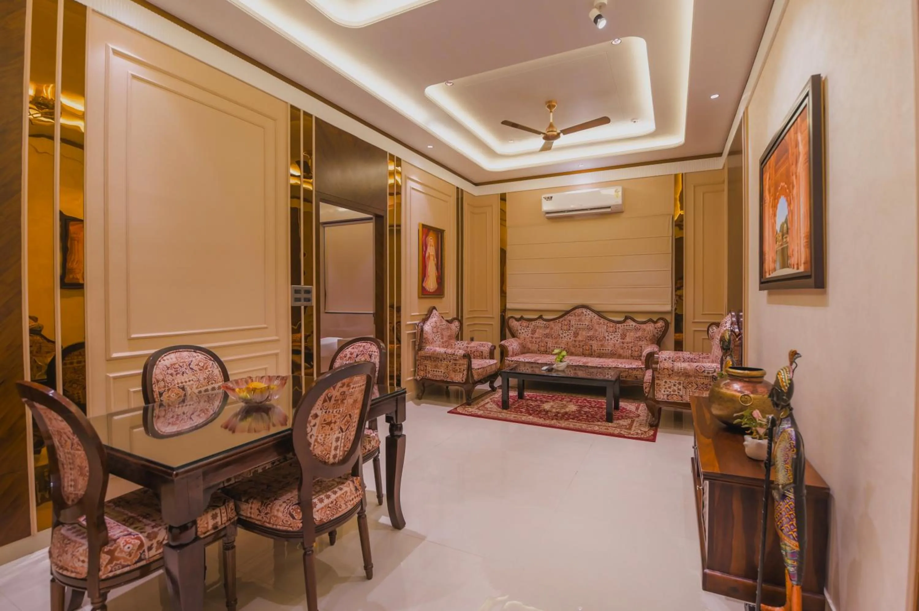 Seating area in Hotel Prime Safari