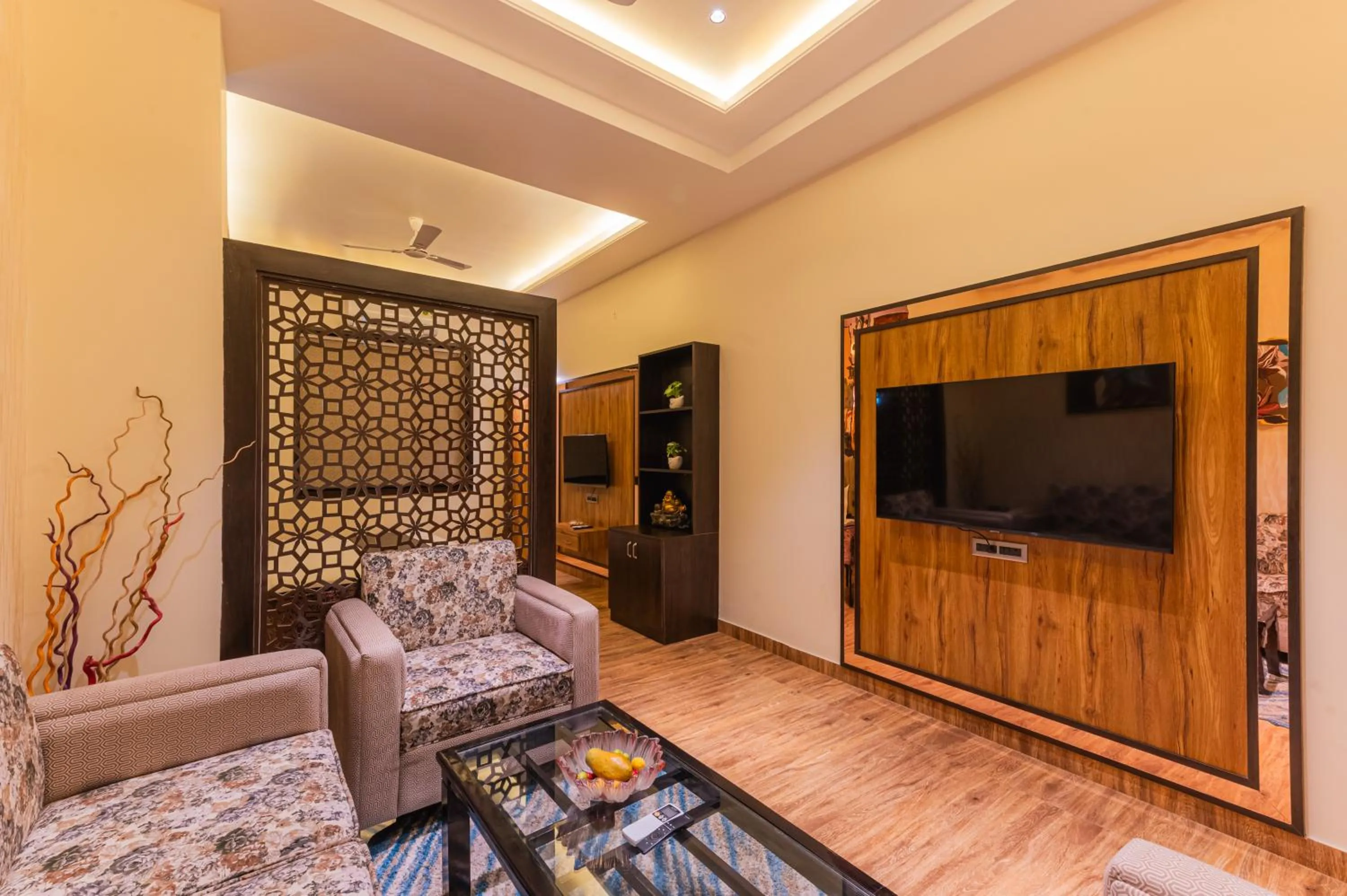 Seating area in Hotel Prime Safari