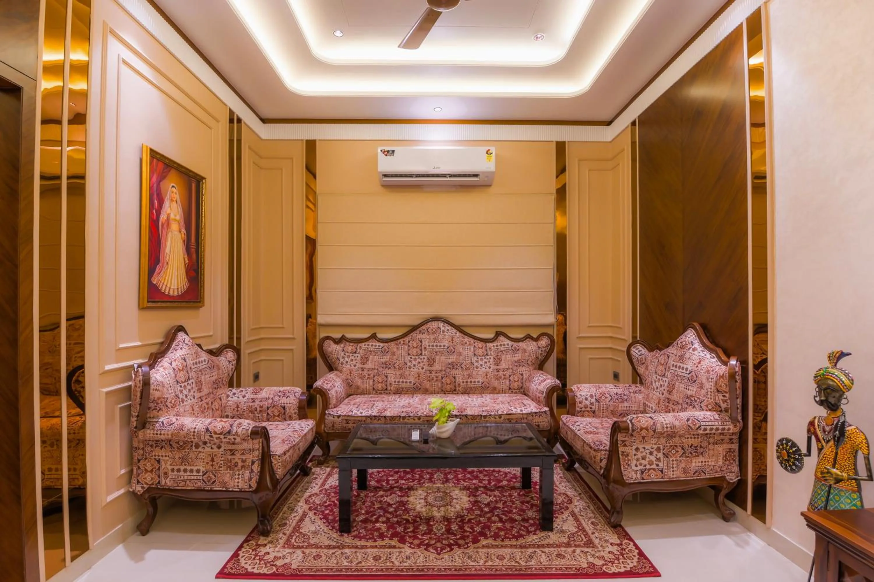 Seating area in Hotel Prime Safari