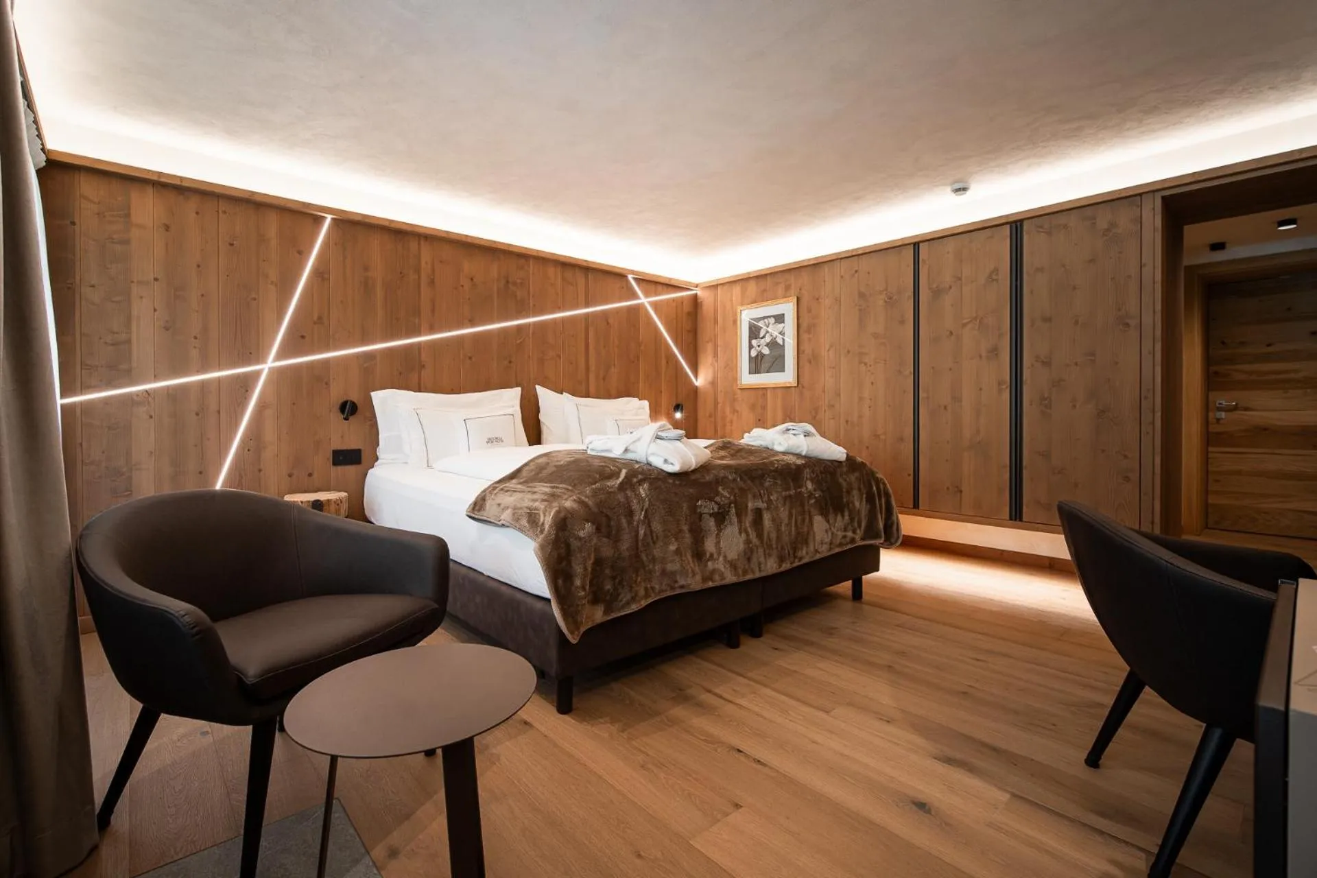 Bed in Sertorelli Sporthotel