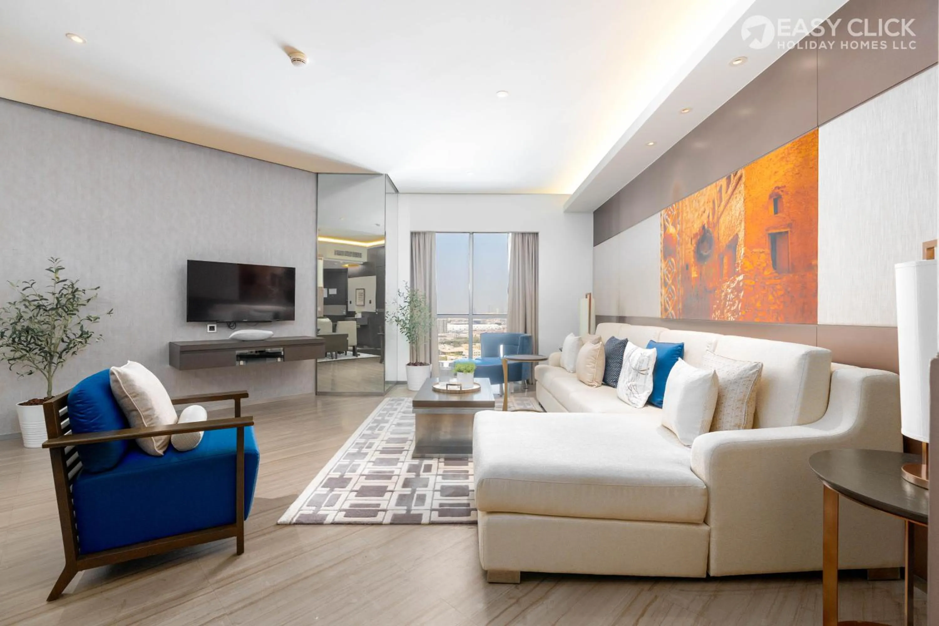 Living room in Easy Click - Creek Heights Residences 2 Bed Apartment 5 Star