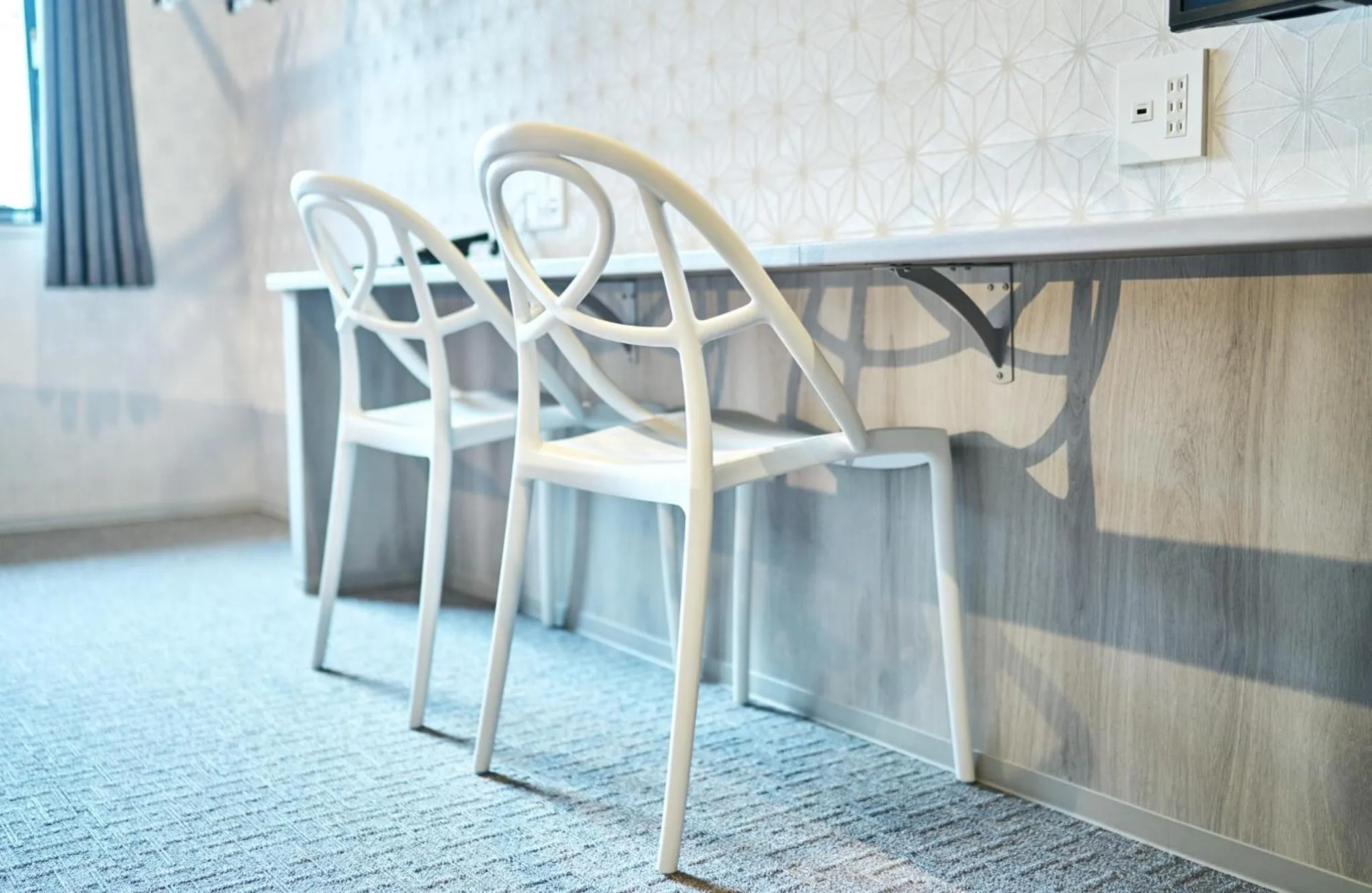 Rakuten STAY Kokura Station Standard Twin Room with counter table