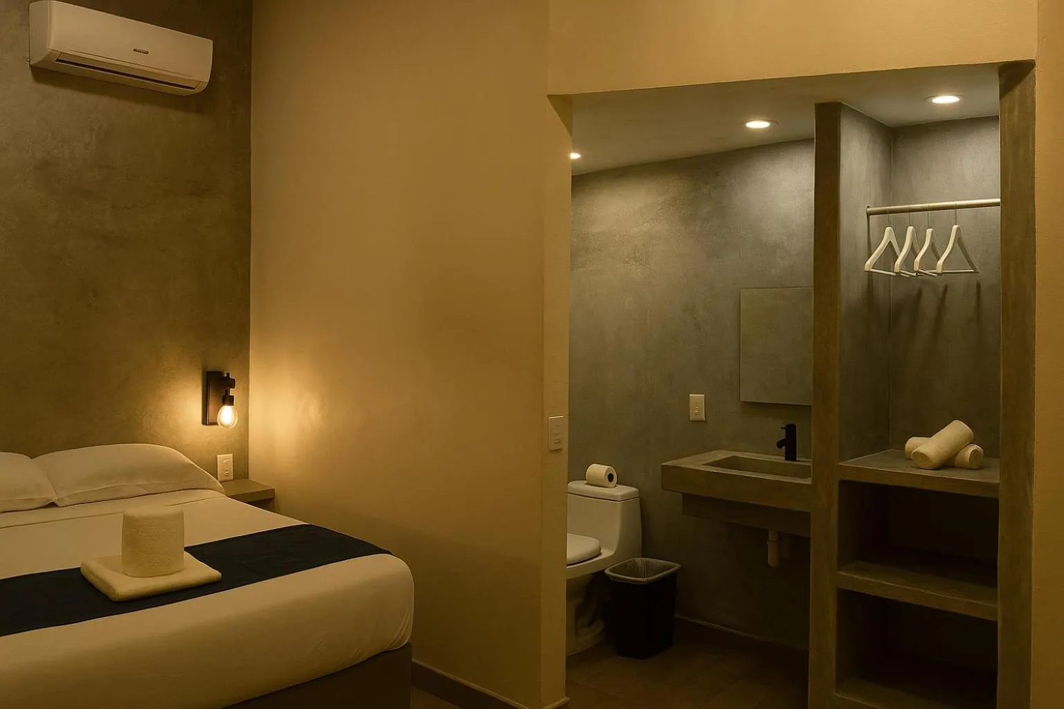 Photo of the whole room, Bed in Kassia Tulum