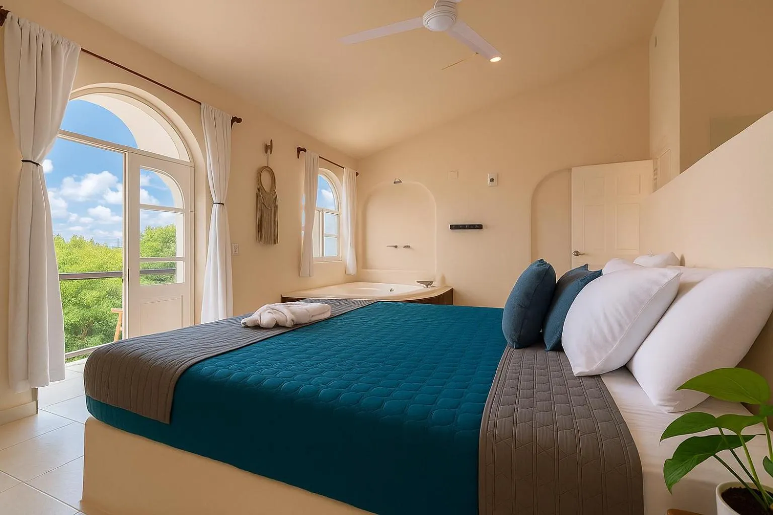 Photo of the whole room, Bed in Kassia Tulum