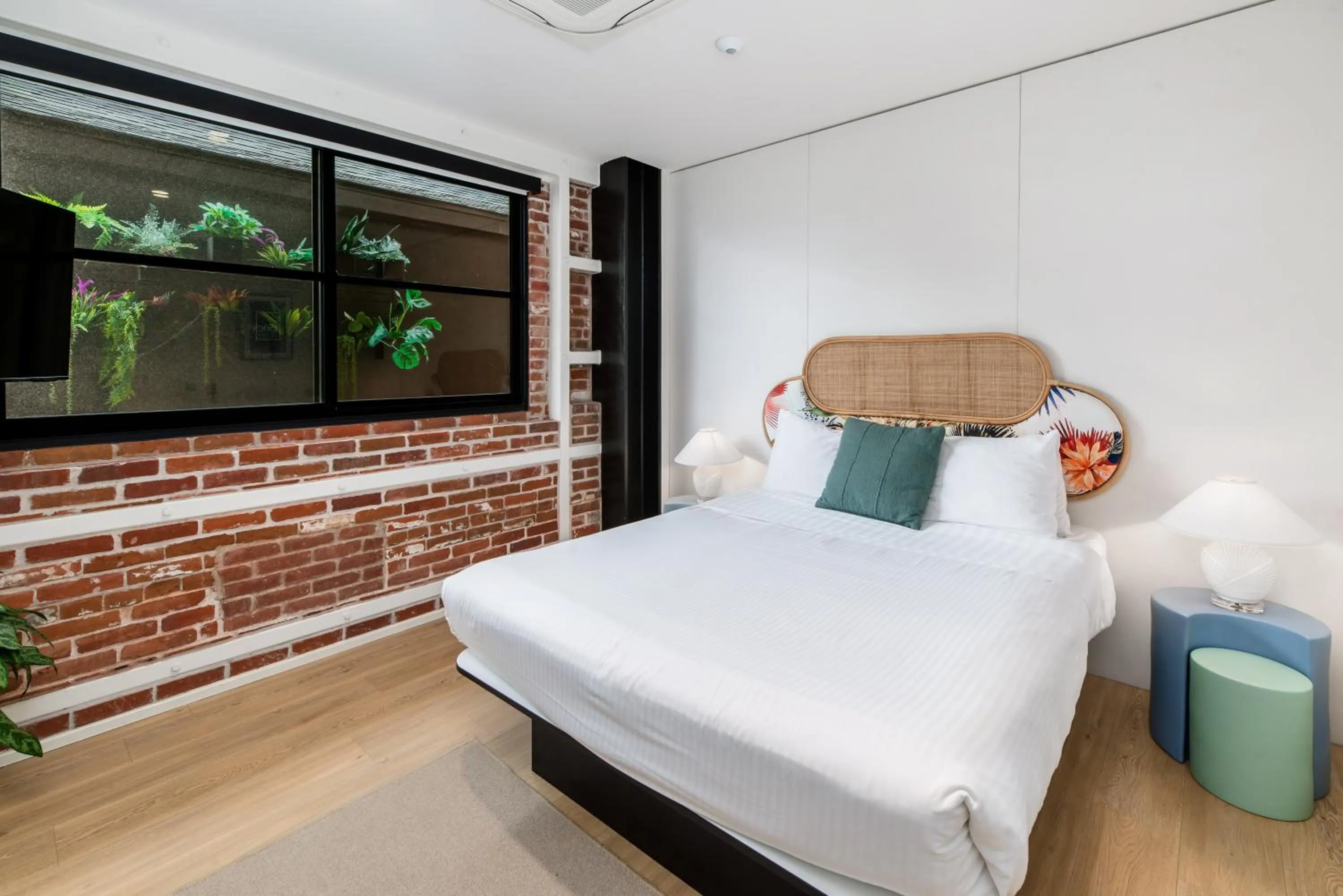 Bed in The Brick Boutique Hotel