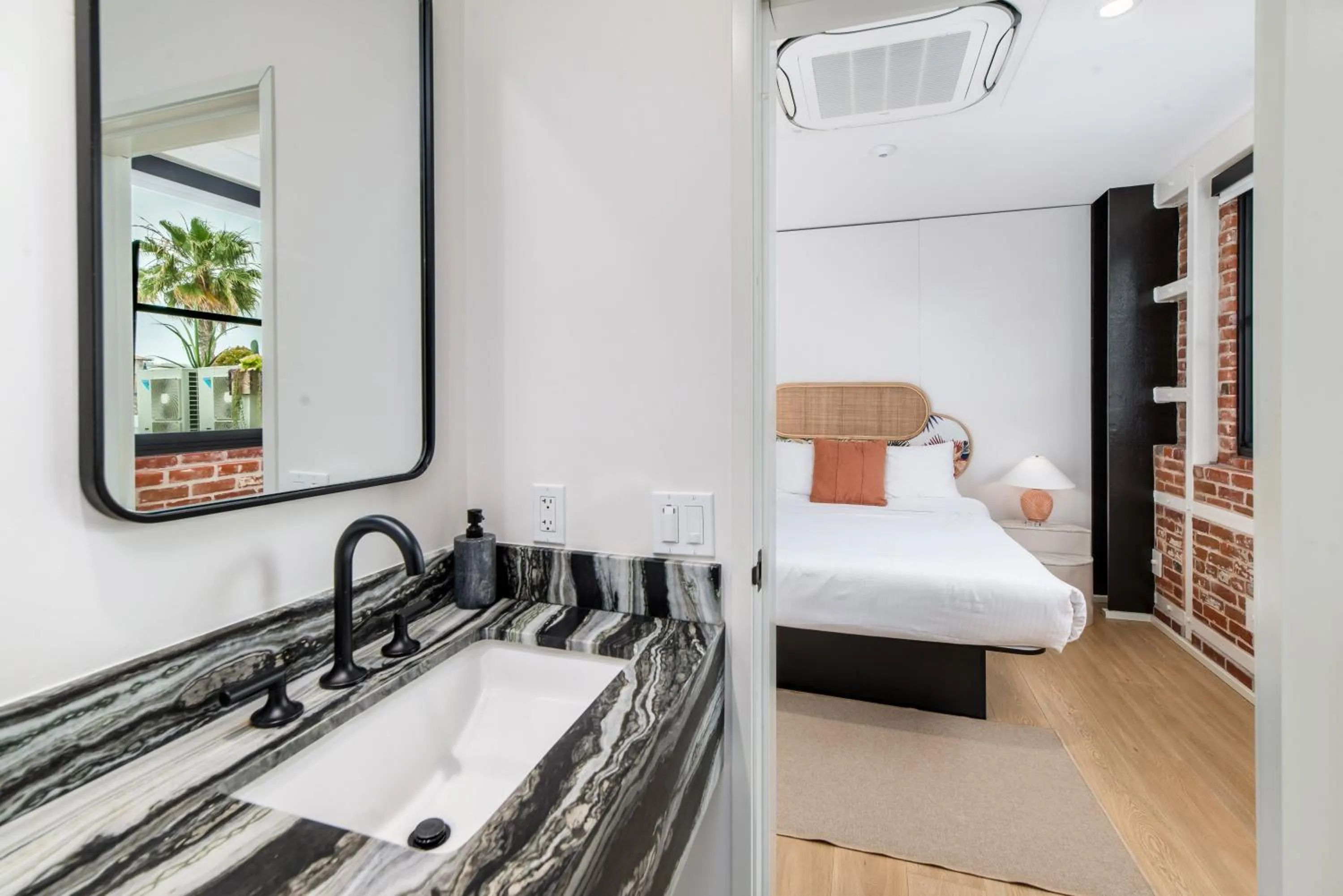 Bathroom, Bed in The Brick Boutique Hotel