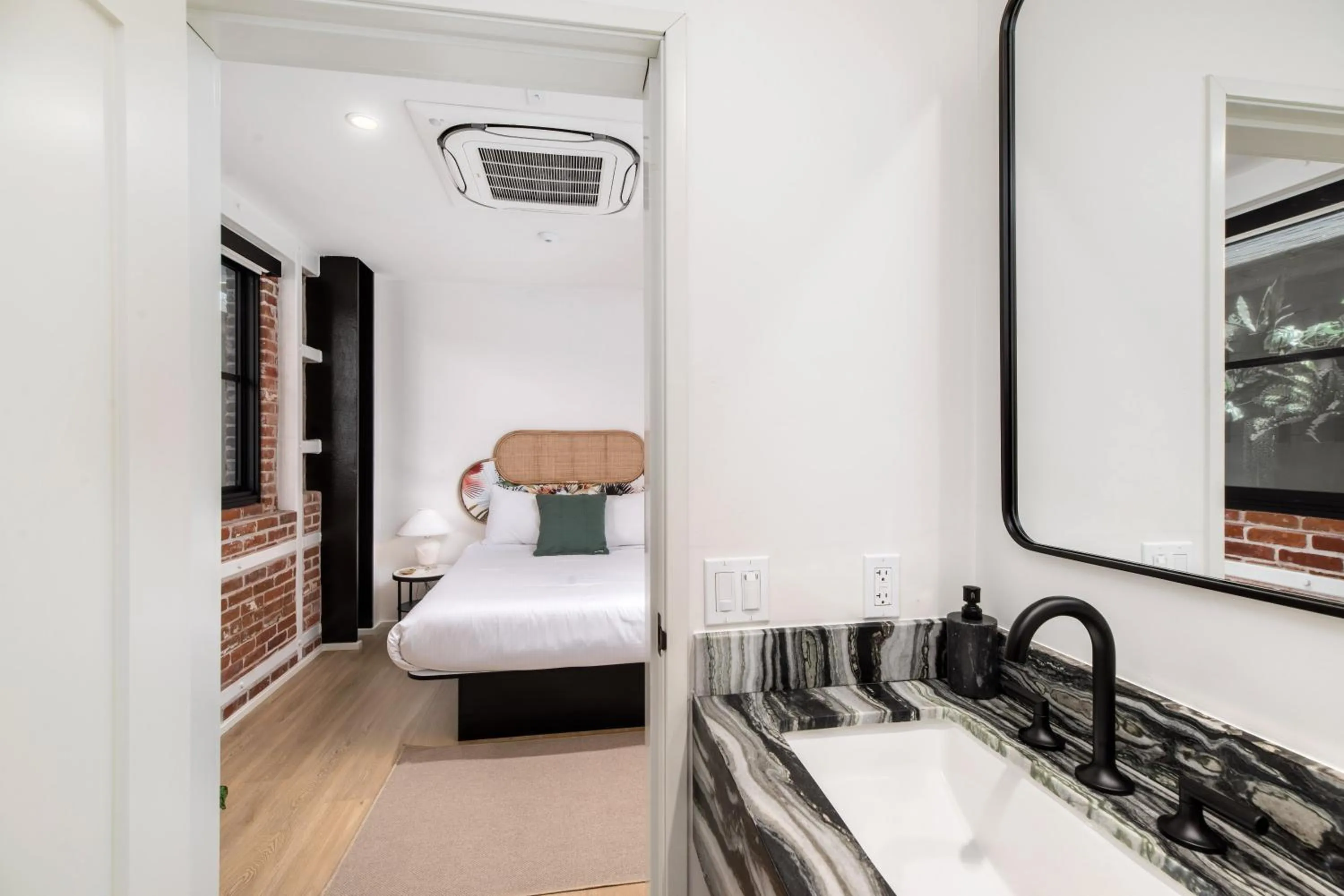 Bed in The Brick Boutique Hotel