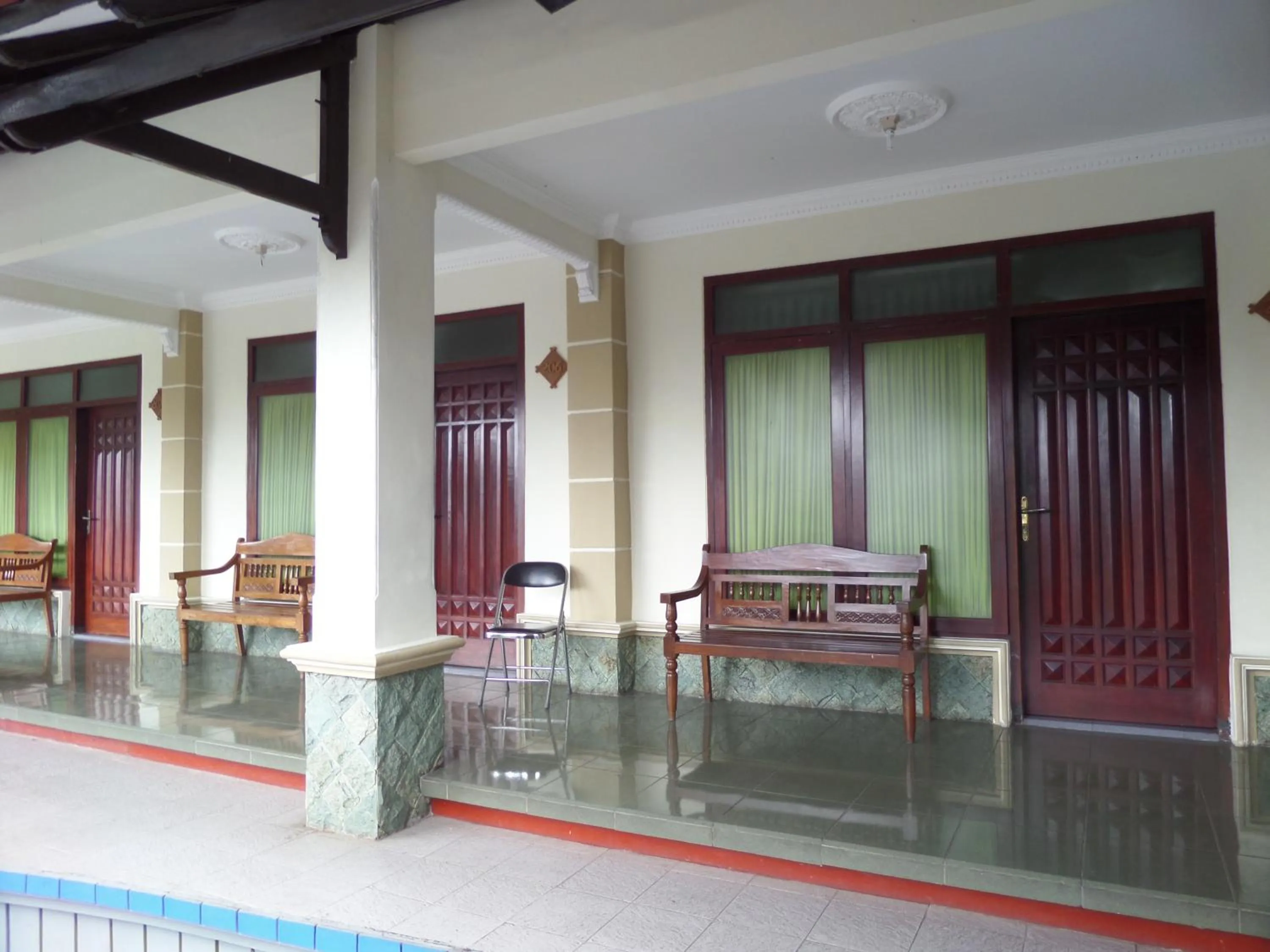 Seating area in Sukapura Permai Hotel