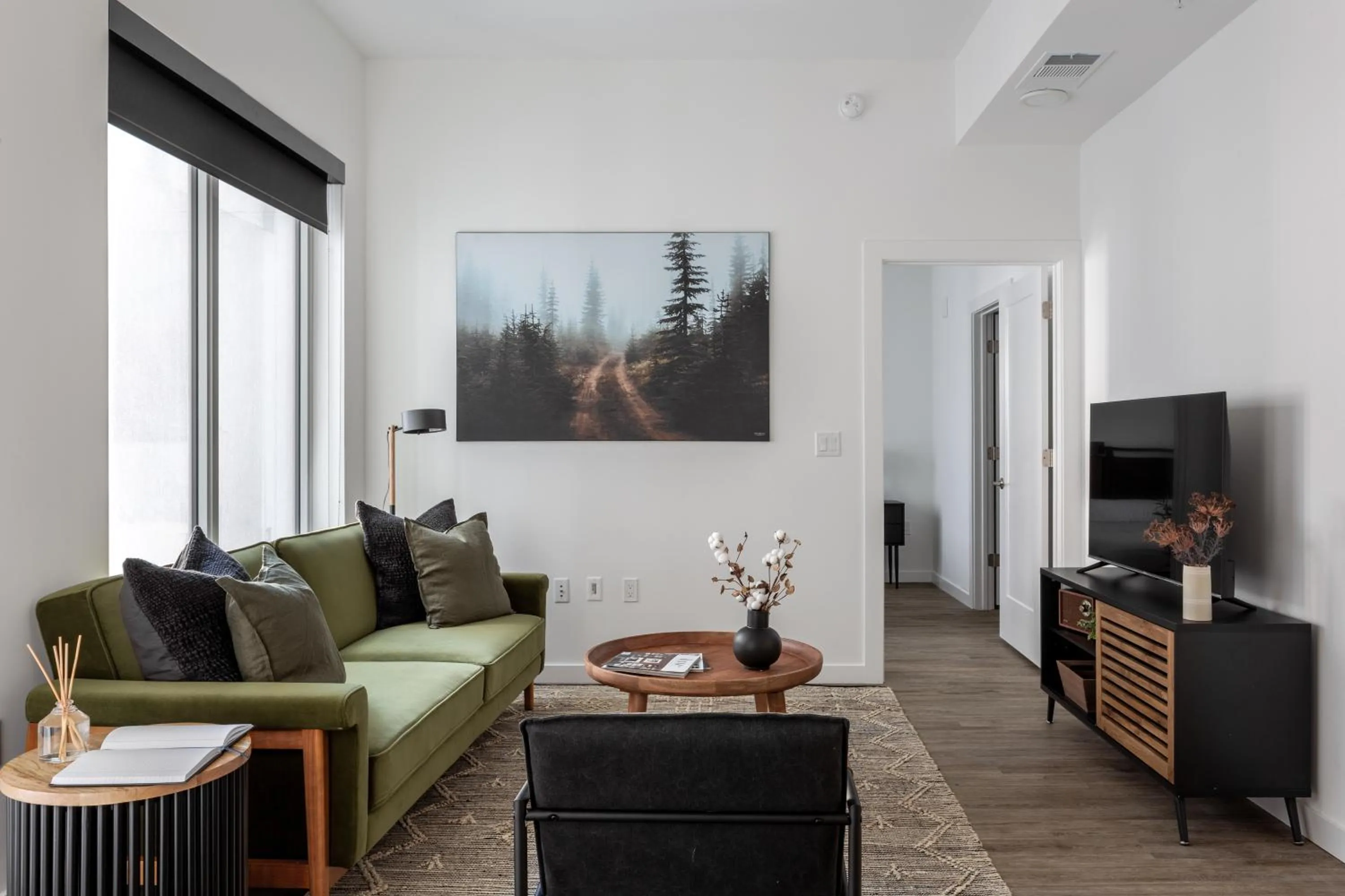 Living room in Mint House Nashville - The Gulch - Division St