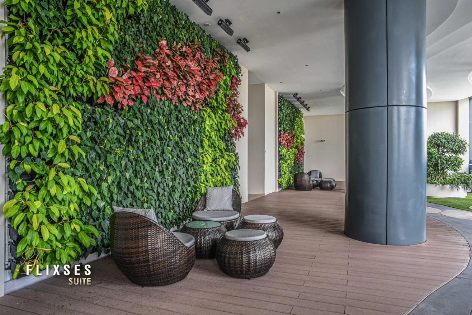 Seating area in Eaton Residence KLCC By Flixses
