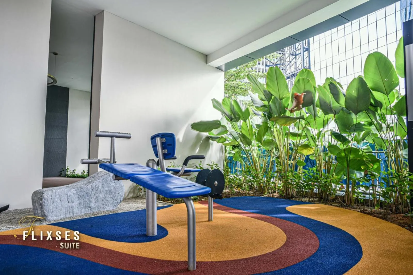 Fitness centre/facilities in Eaton Residence KLCC By Flixses