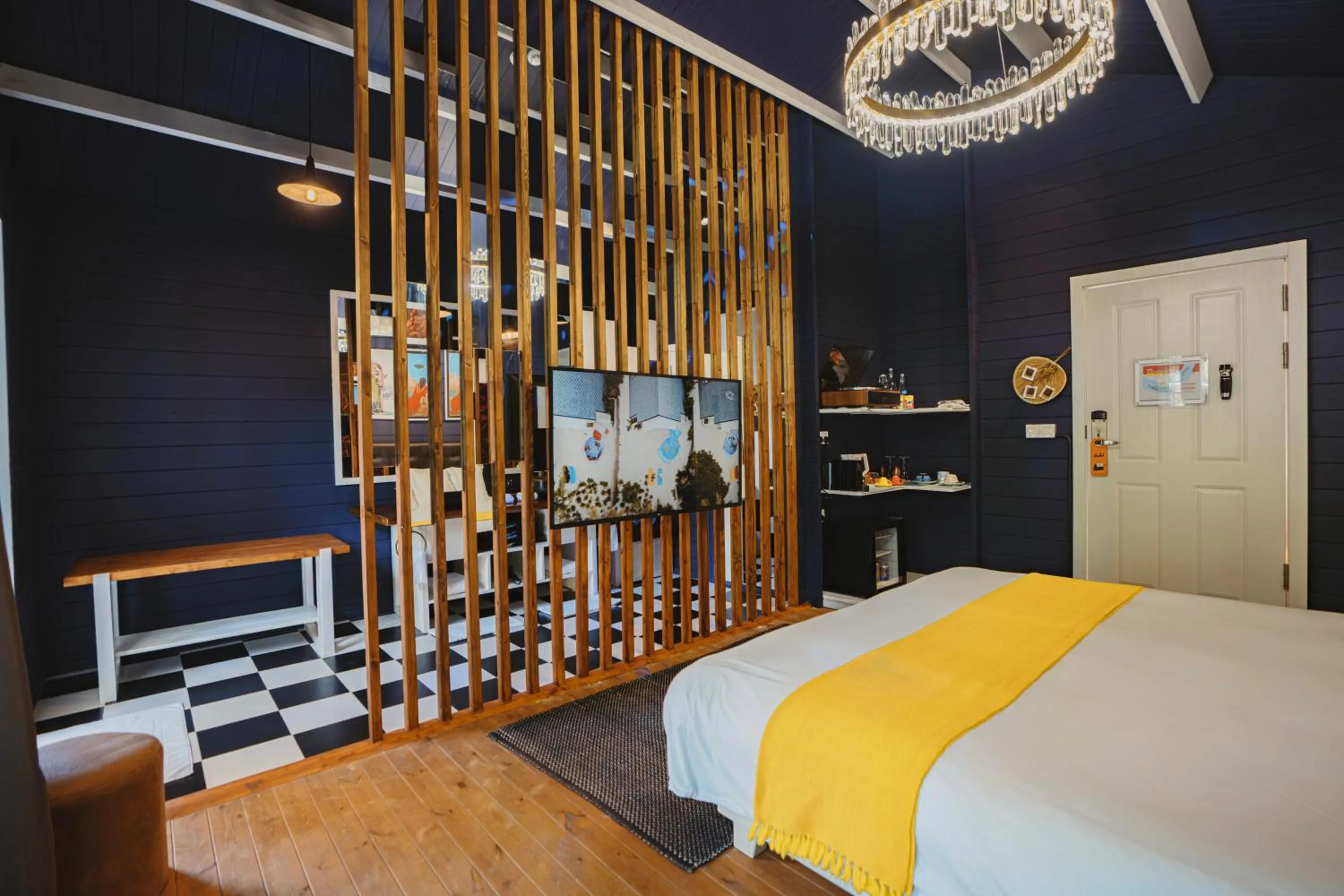 Bedroom, Bed in Oaga Art Resort Maldives - All Inclusive