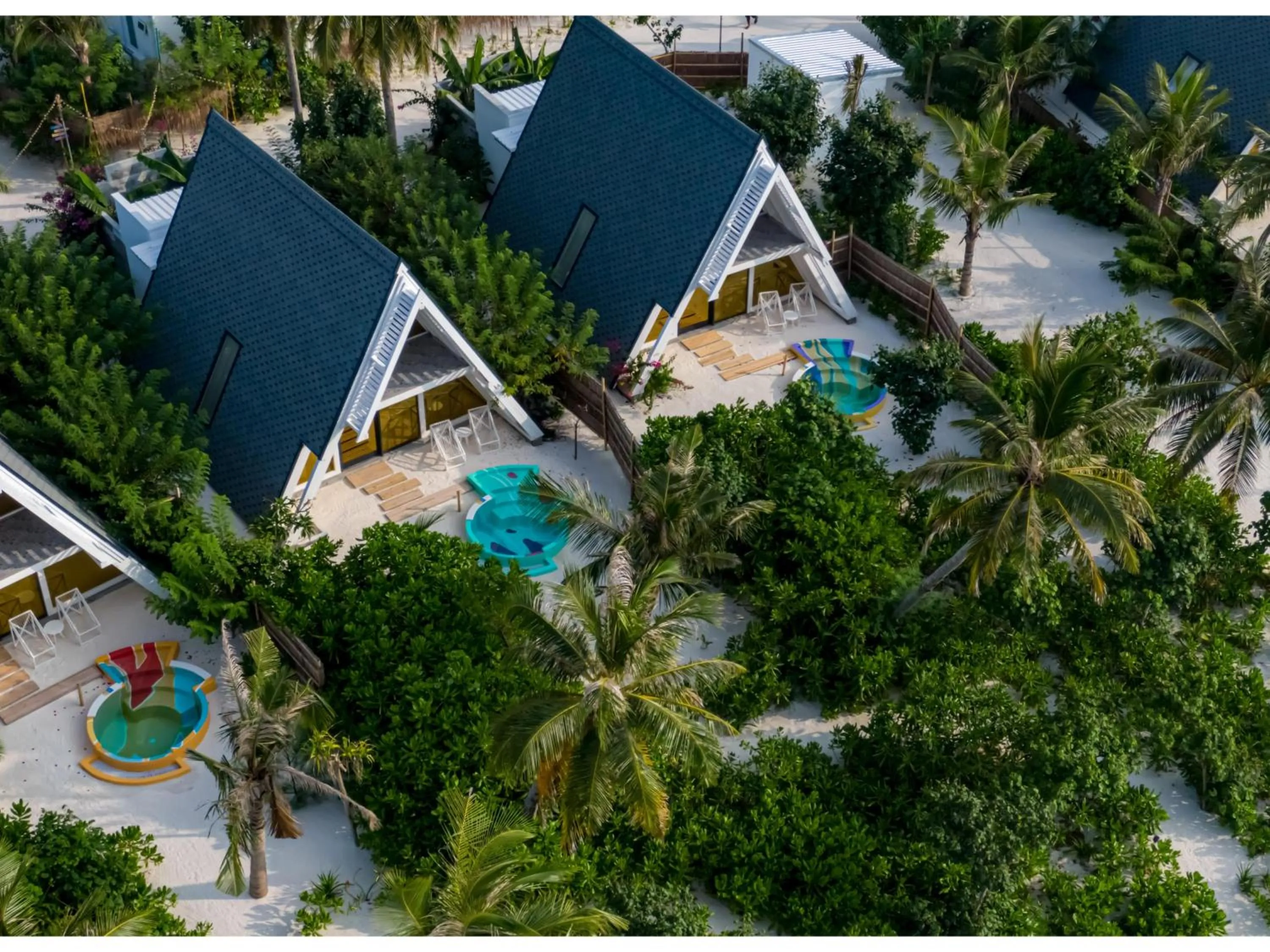 Bird's eye view in Oaga Art Resort Maldives - All Inclusive