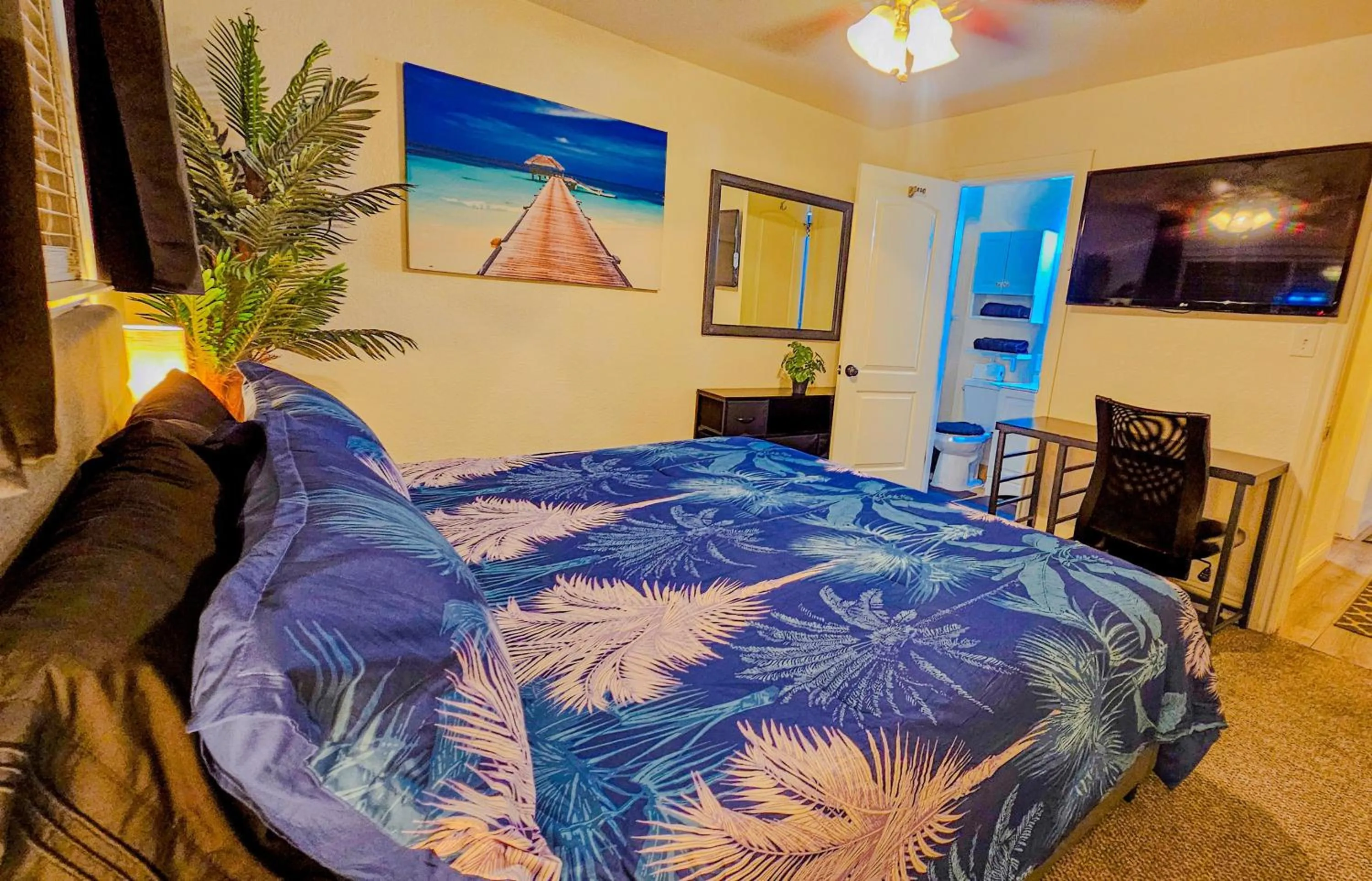 Bed in Tropical Paradise