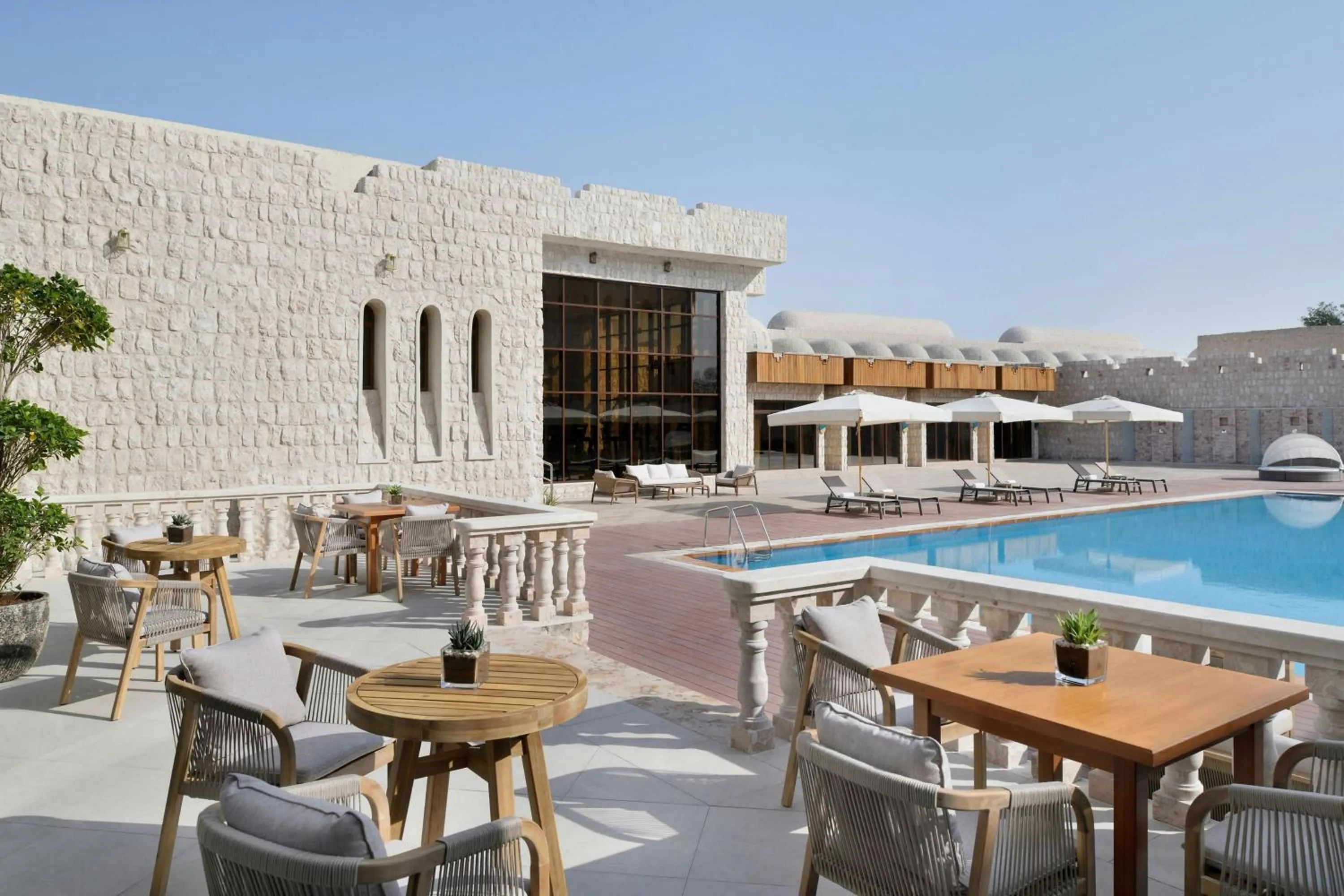 Fitness centre/facilities in Al Samriya Hotel, Doha, Autograph Collection