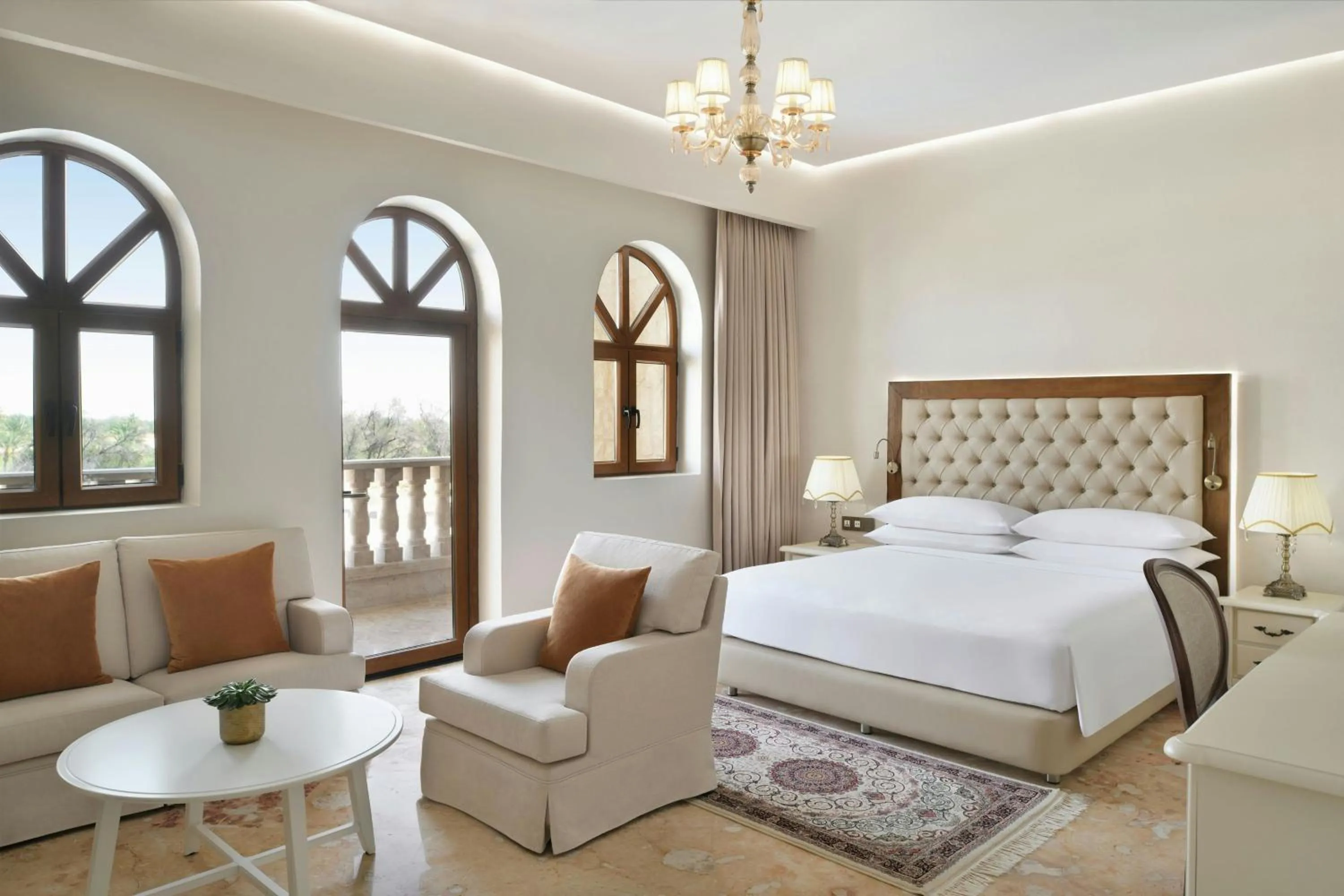 Photo of the whole room, Bed in Al Samriya Hotel, Doha, Autograph Collection