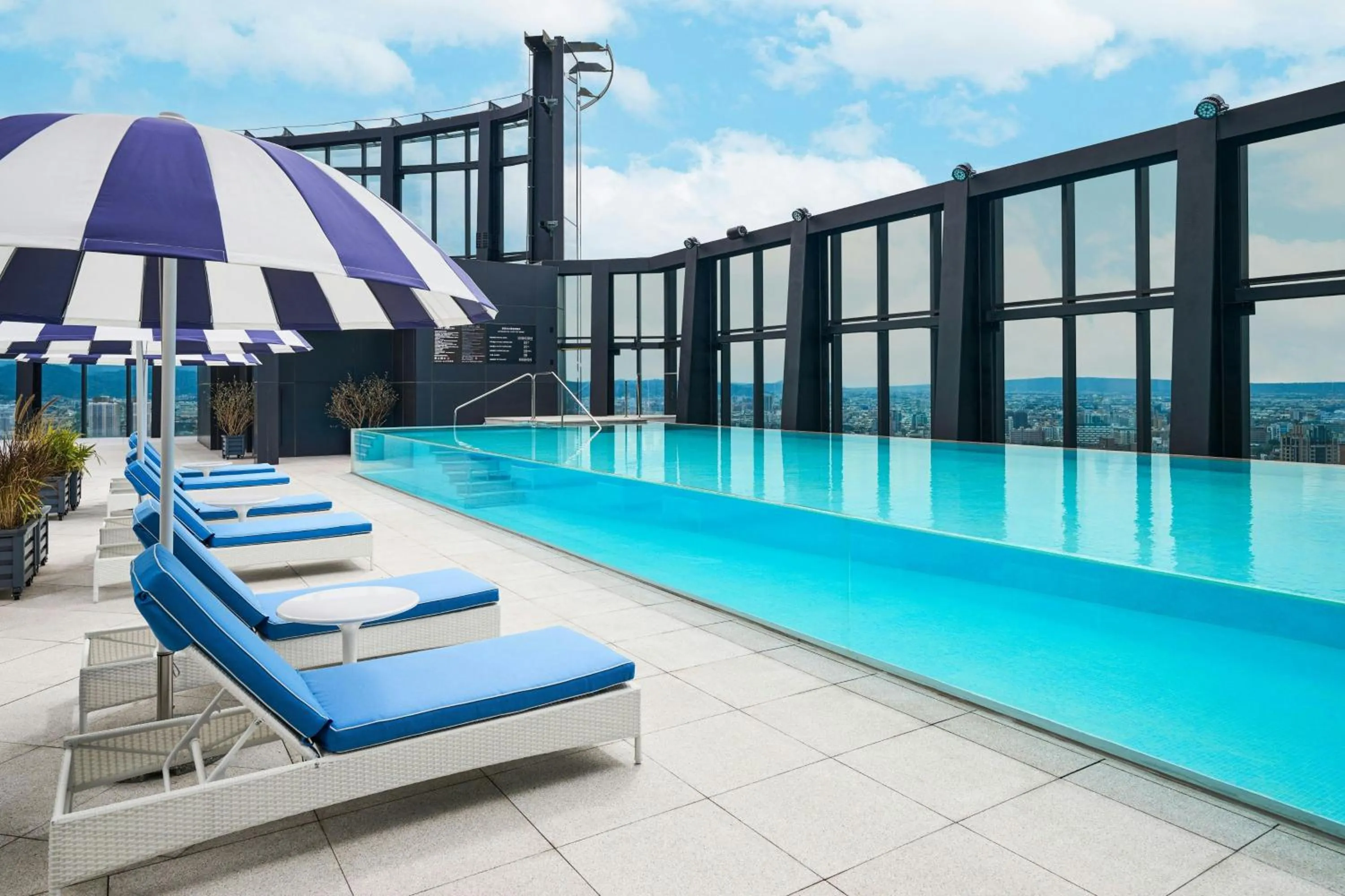 Swimming pool in Le Meridien Taichung
