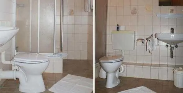 Bathroom in Gasthaus Pension Schumbert