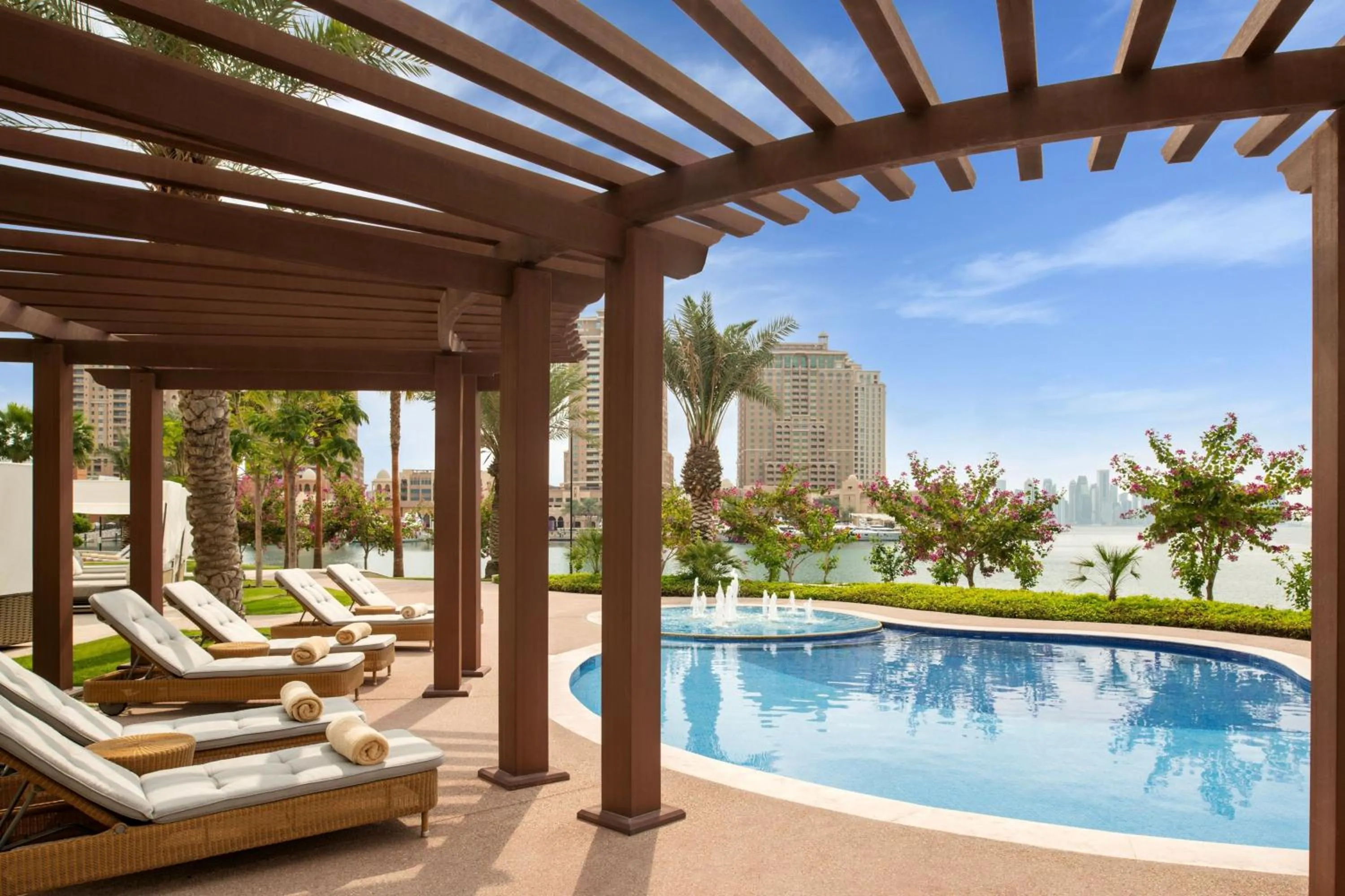 Swimming pool in The St. Regis Marsa Arabia Island, The Pearl Qatar