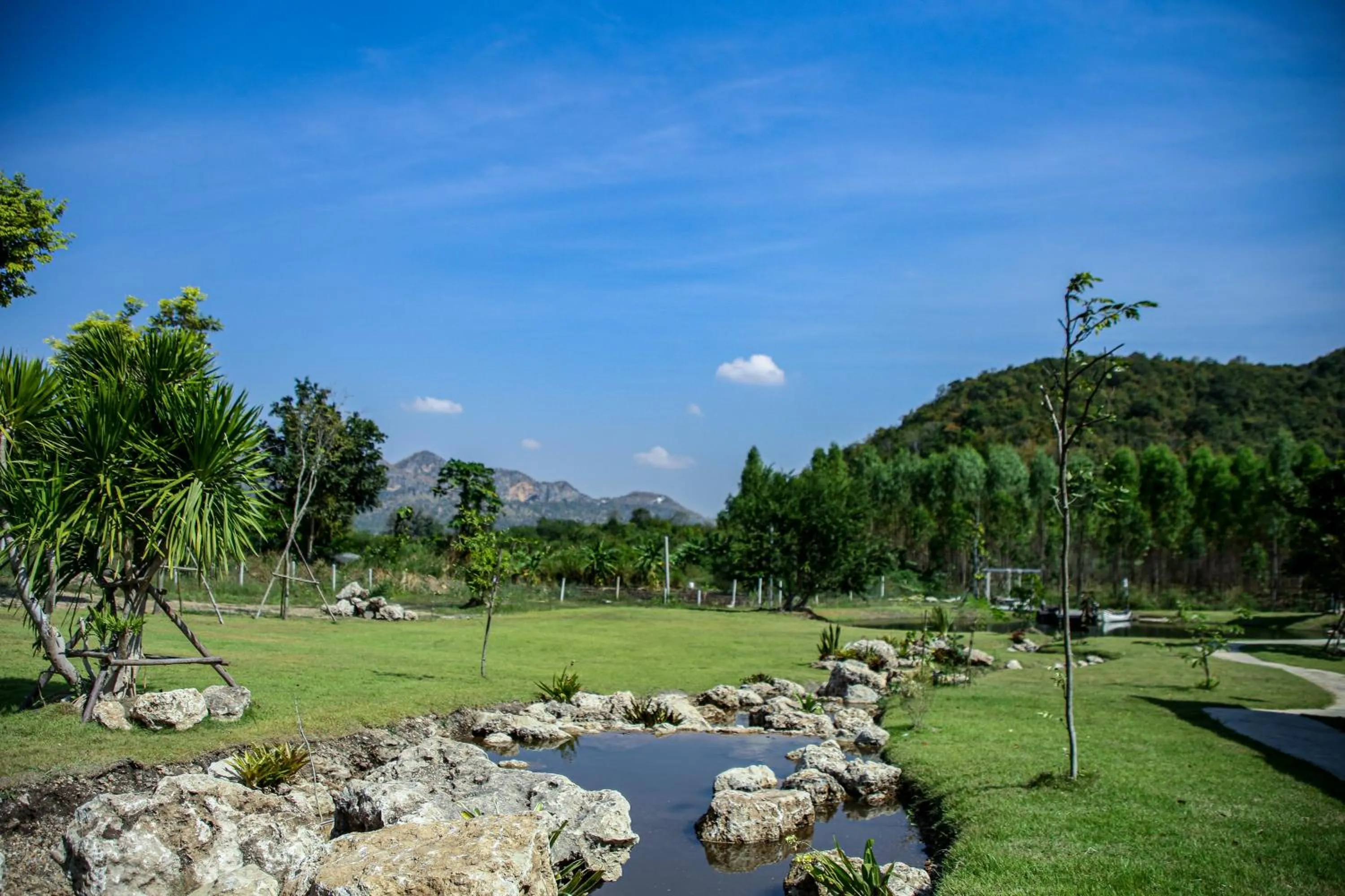Natural landscape in Nex Station Kanchanaburi