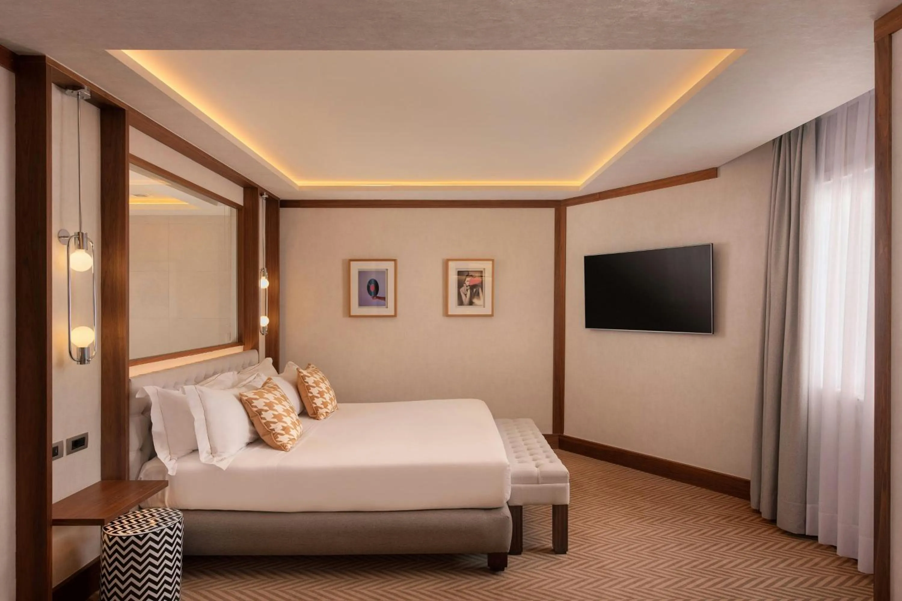 Photo of the whole room, Bed in Hotel Ercilla de Bilbao, Autograph Collection