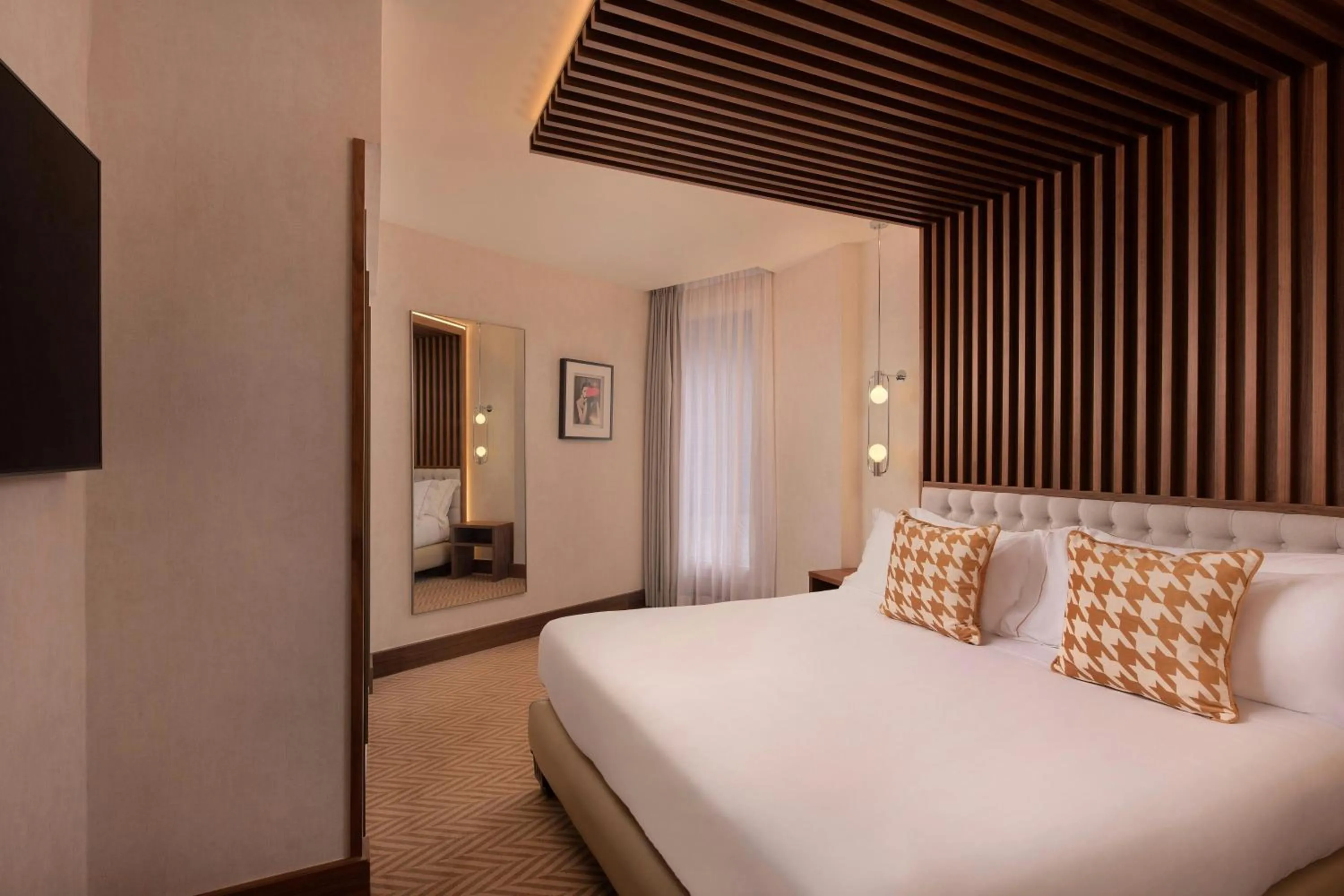 Photo of the whole room, Bed in Hotel Ercilla de Bilbao, Autograph Collection