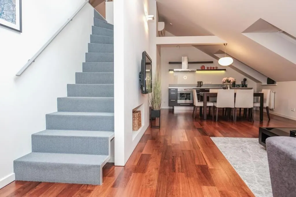 Living room in #stayhere - Spacious Luxury Town Hall 3BDR Apartment
