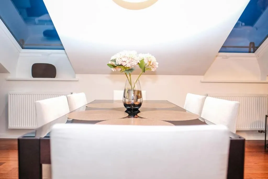 Dining area in #stayhere - Spacious Luxury Town Hall 3BDR Apartment