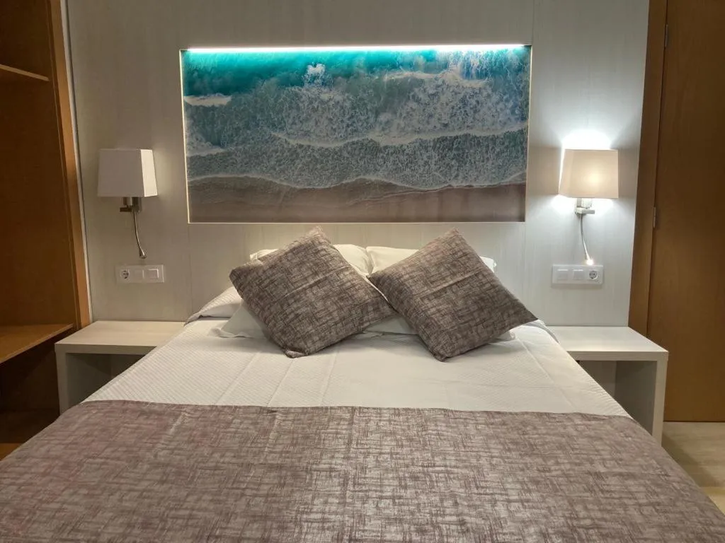 Bed in Hotel Amic Colon