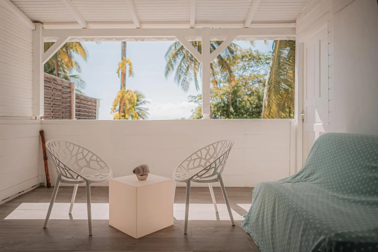 Patio in Le M Hotel Marie Galante