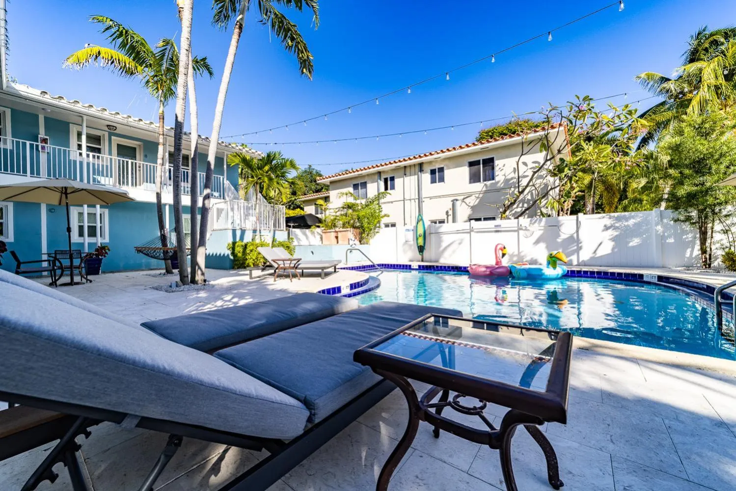 Property building in The Blue Parrot