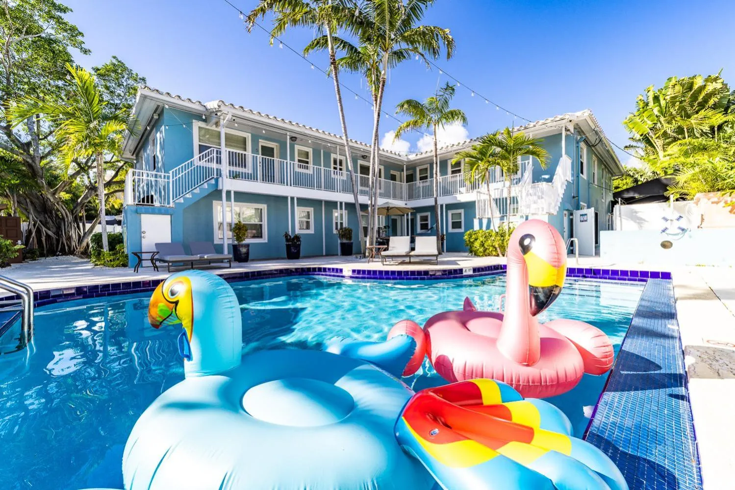 Property building in The Blue Parrot