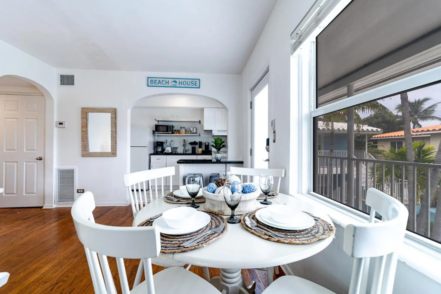 Dining area in The Blue Parrot