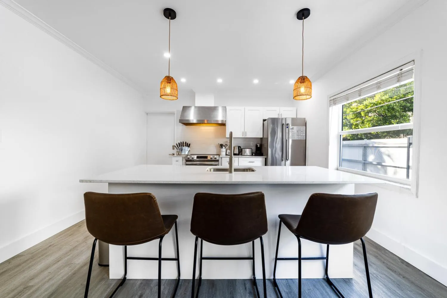 kitchen in The Blue Parrot