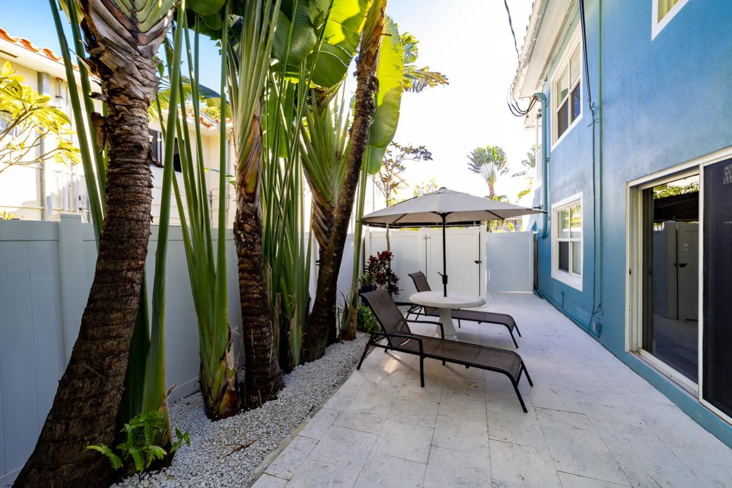 Seating area in The Blue Parrot