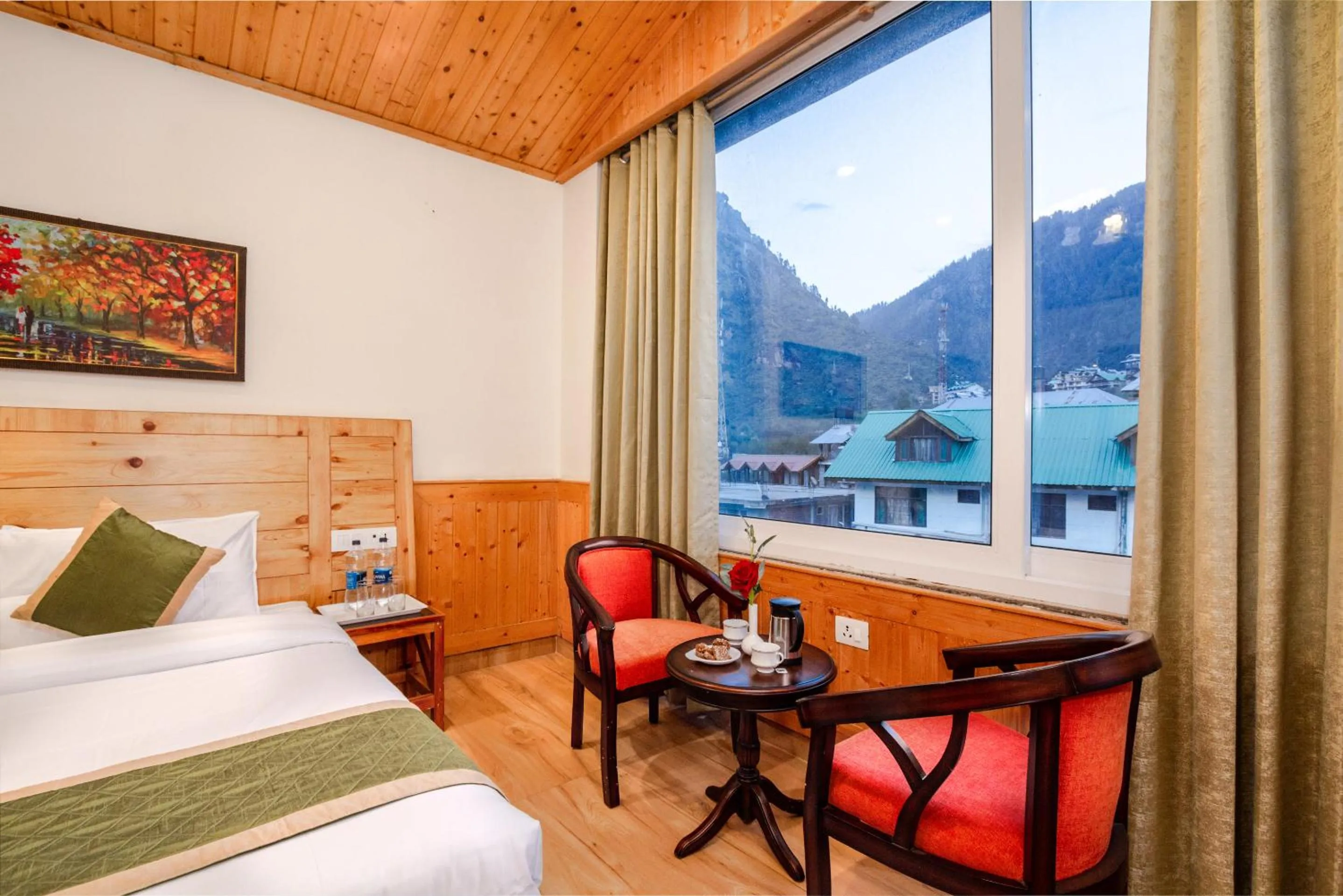 Mountain view, Bed in Tripli Hotels Stone House Cottage