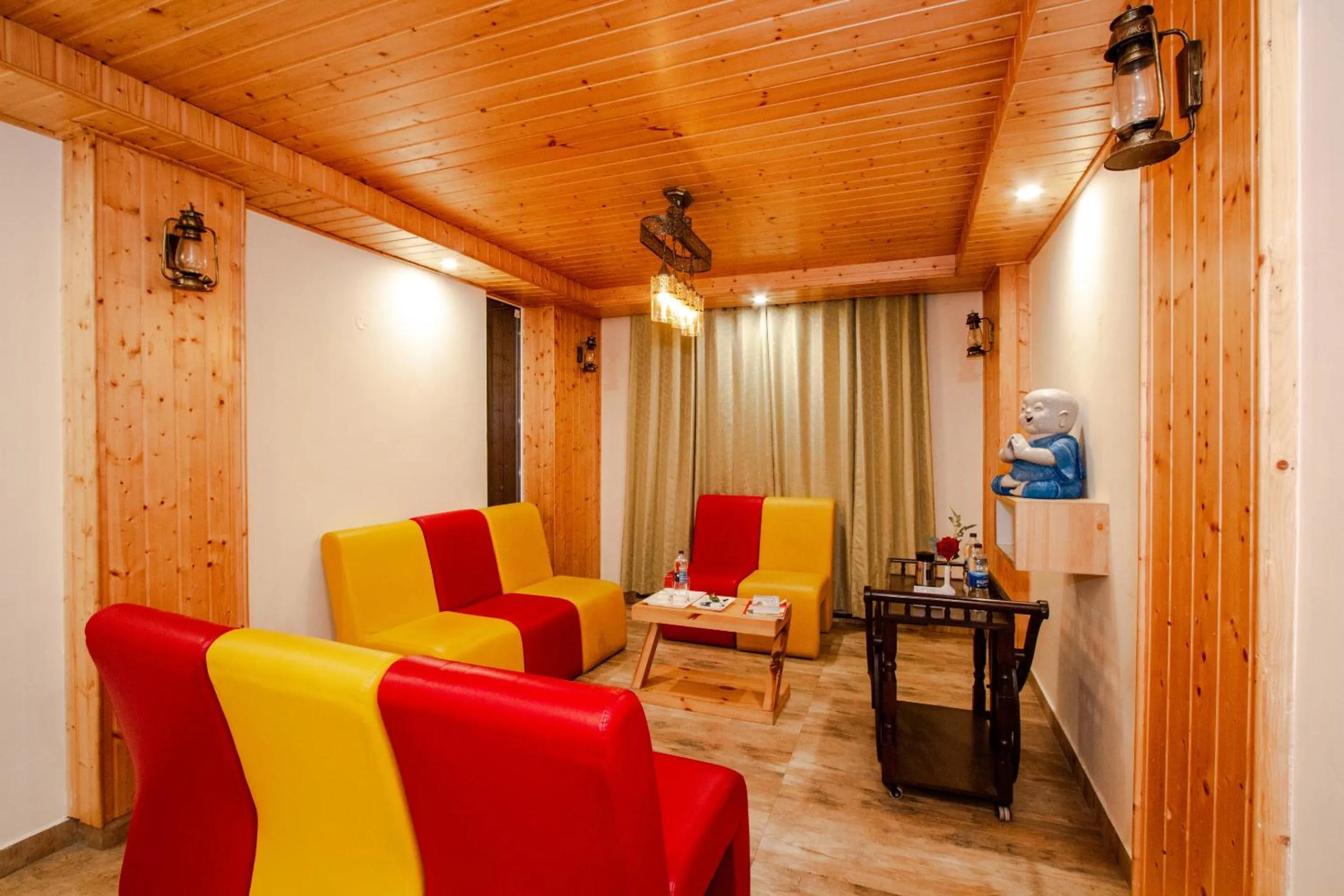 Seating area in Tripli Hotels Stone House Cottage