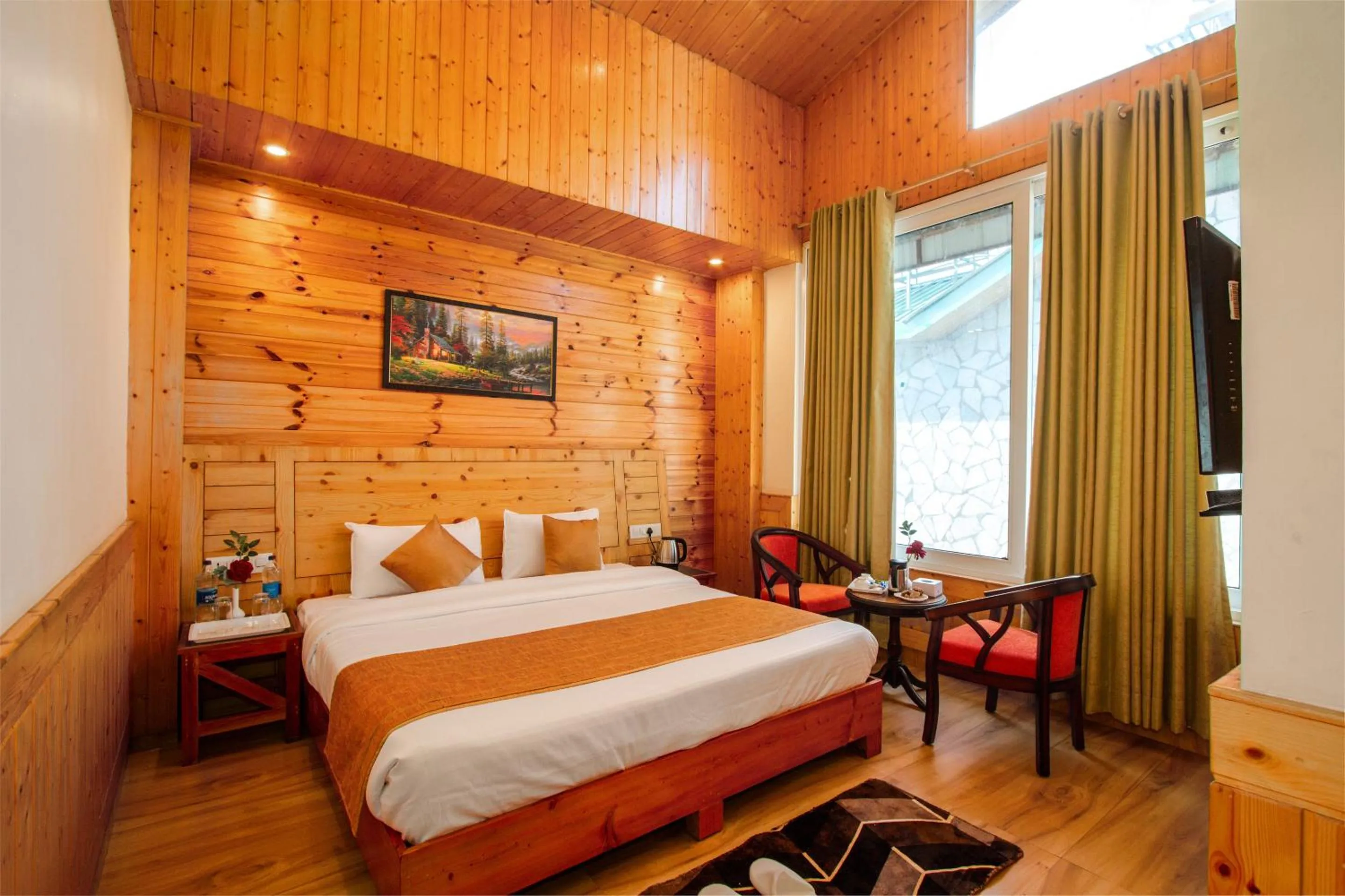 Bed in Tripli Hotels Stone House Cottage