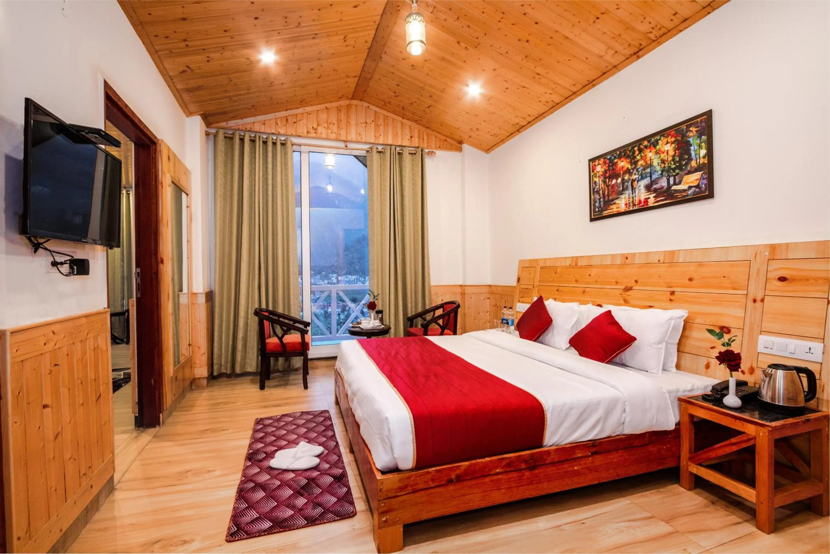 Mountain view, Bed in Tripli Hotels Stone House Cottage