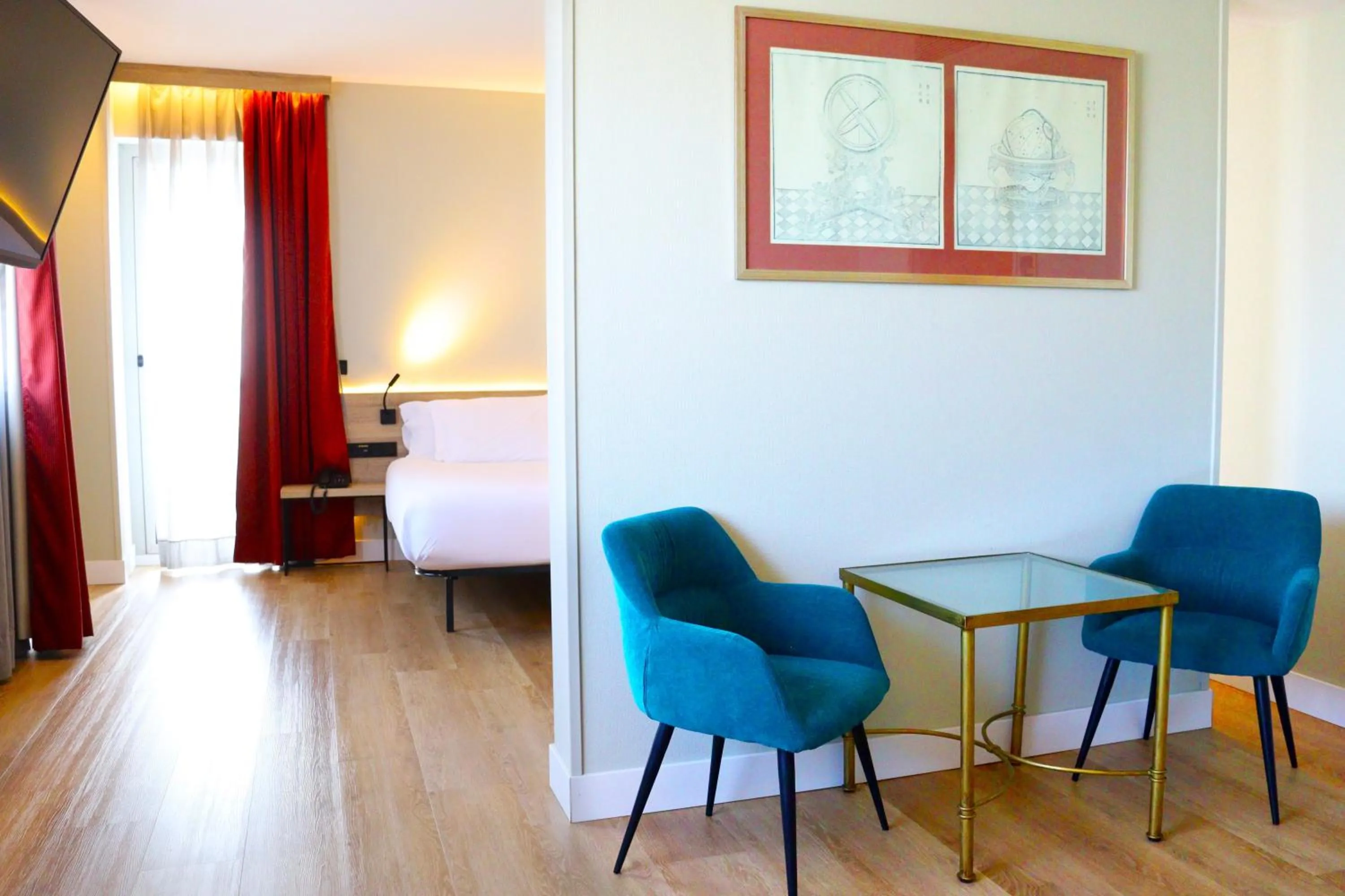 Bed in Eurohotel Diagonal Port