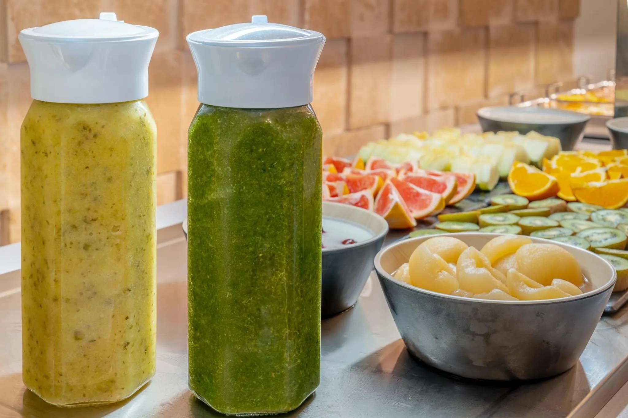 Buffet breakfast in tent Arenal