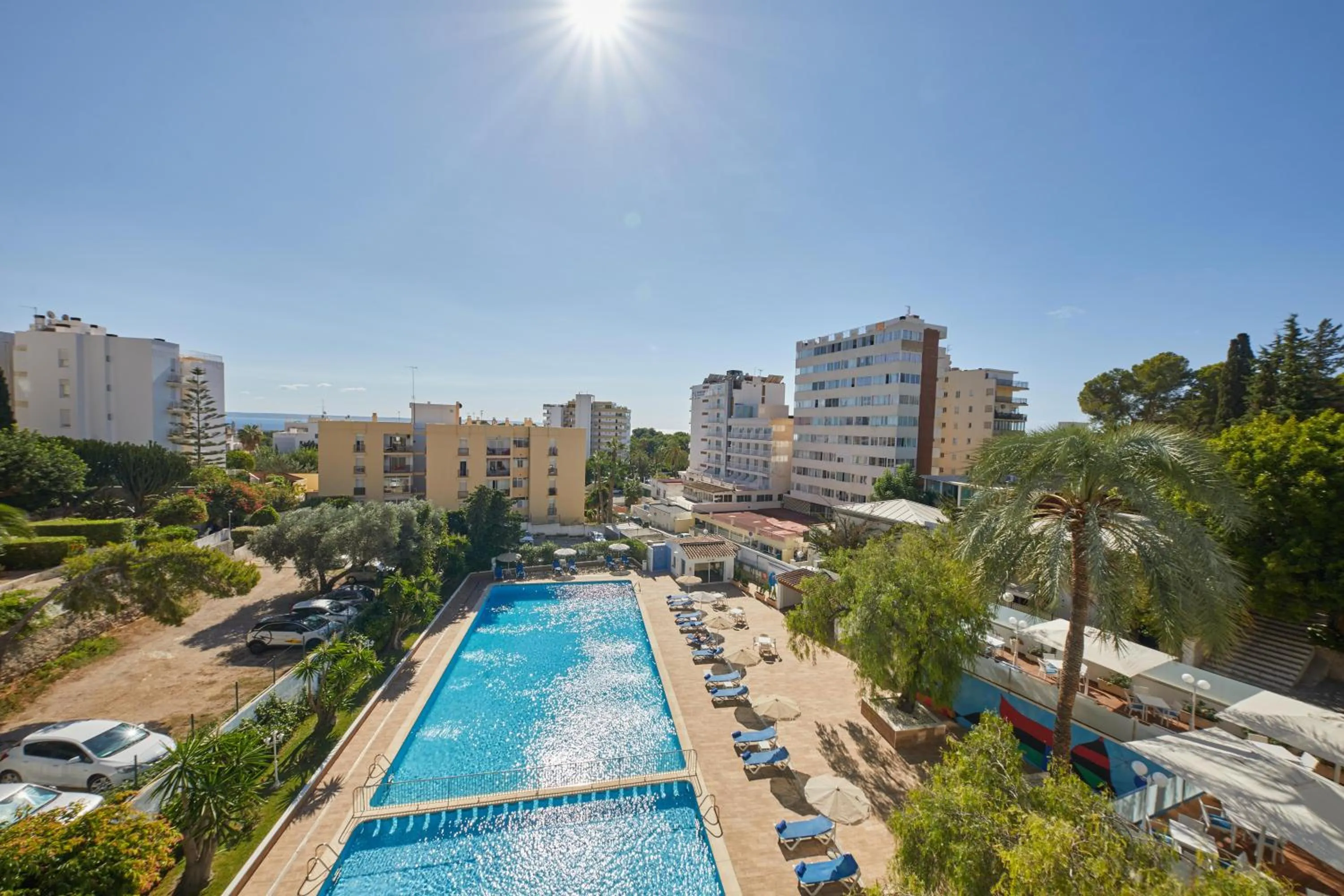 Property building in Hotel Joan Miró Museum