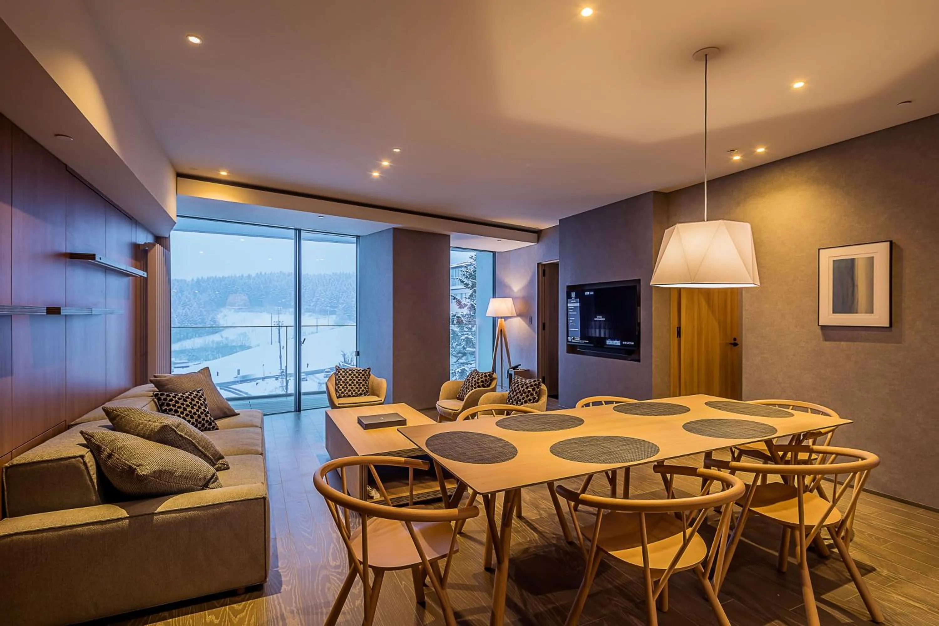 Living room in MUWA NISEKO