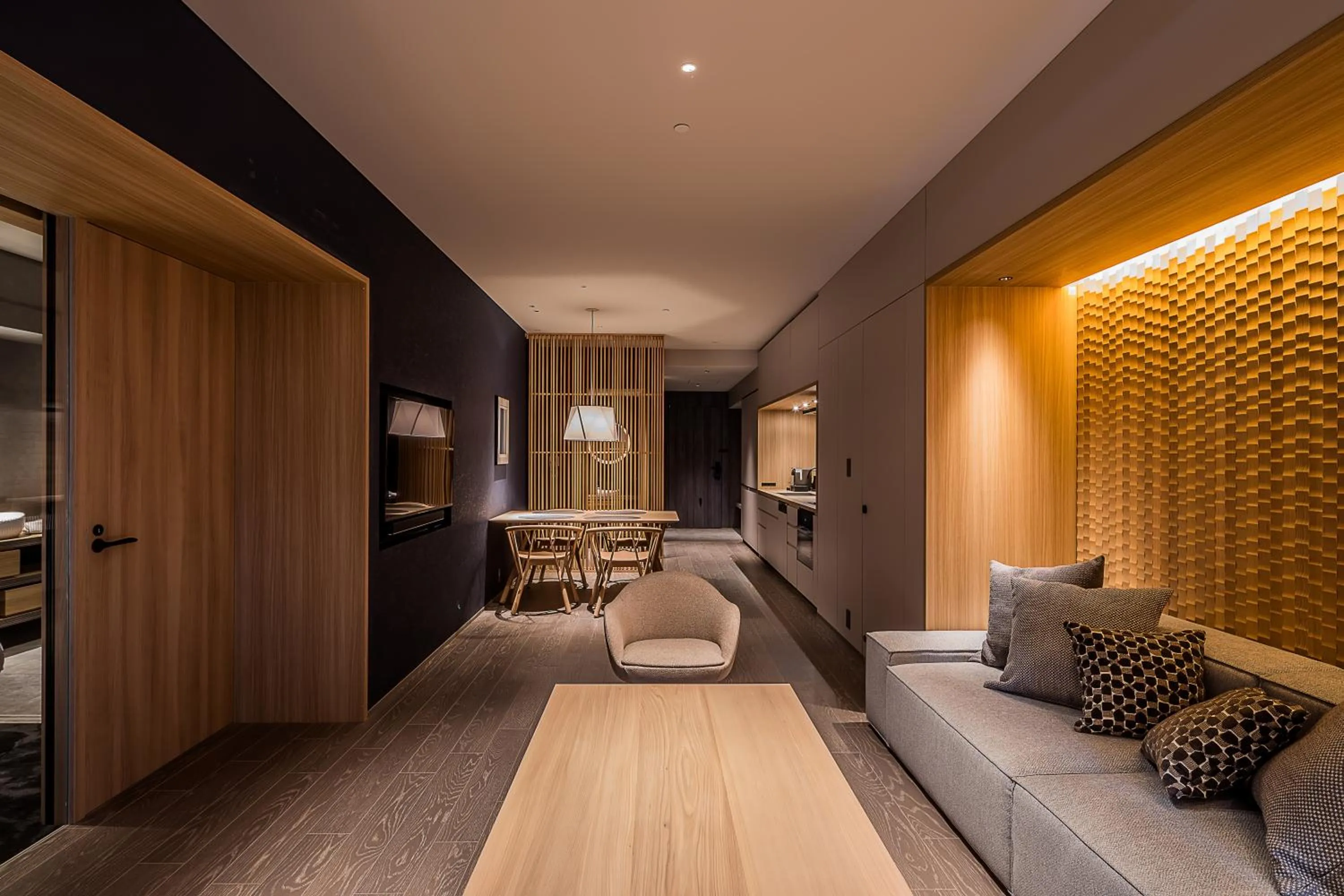 Living room, Bed in MUWA NISEKO