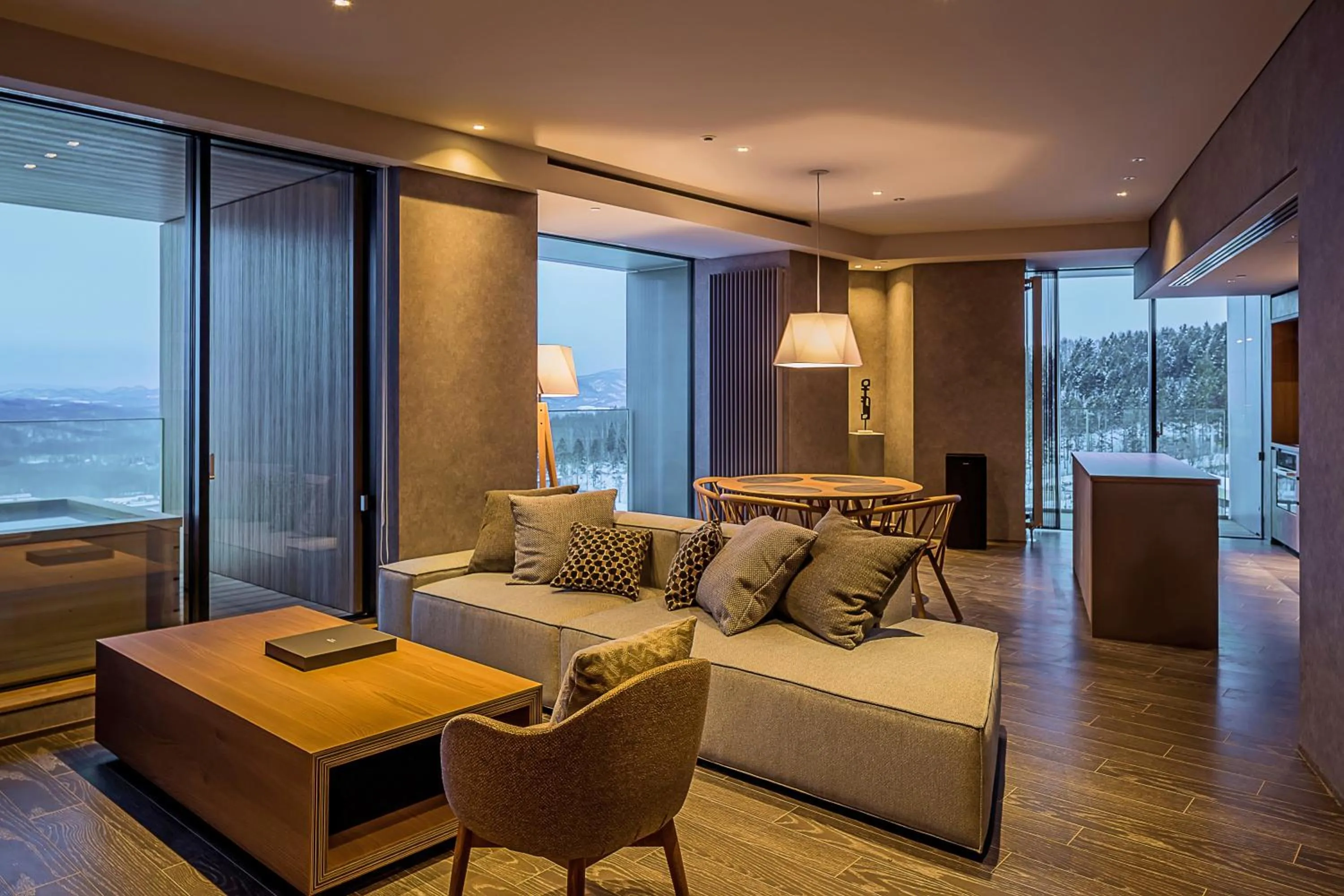 Living room in MUWA NISEKO