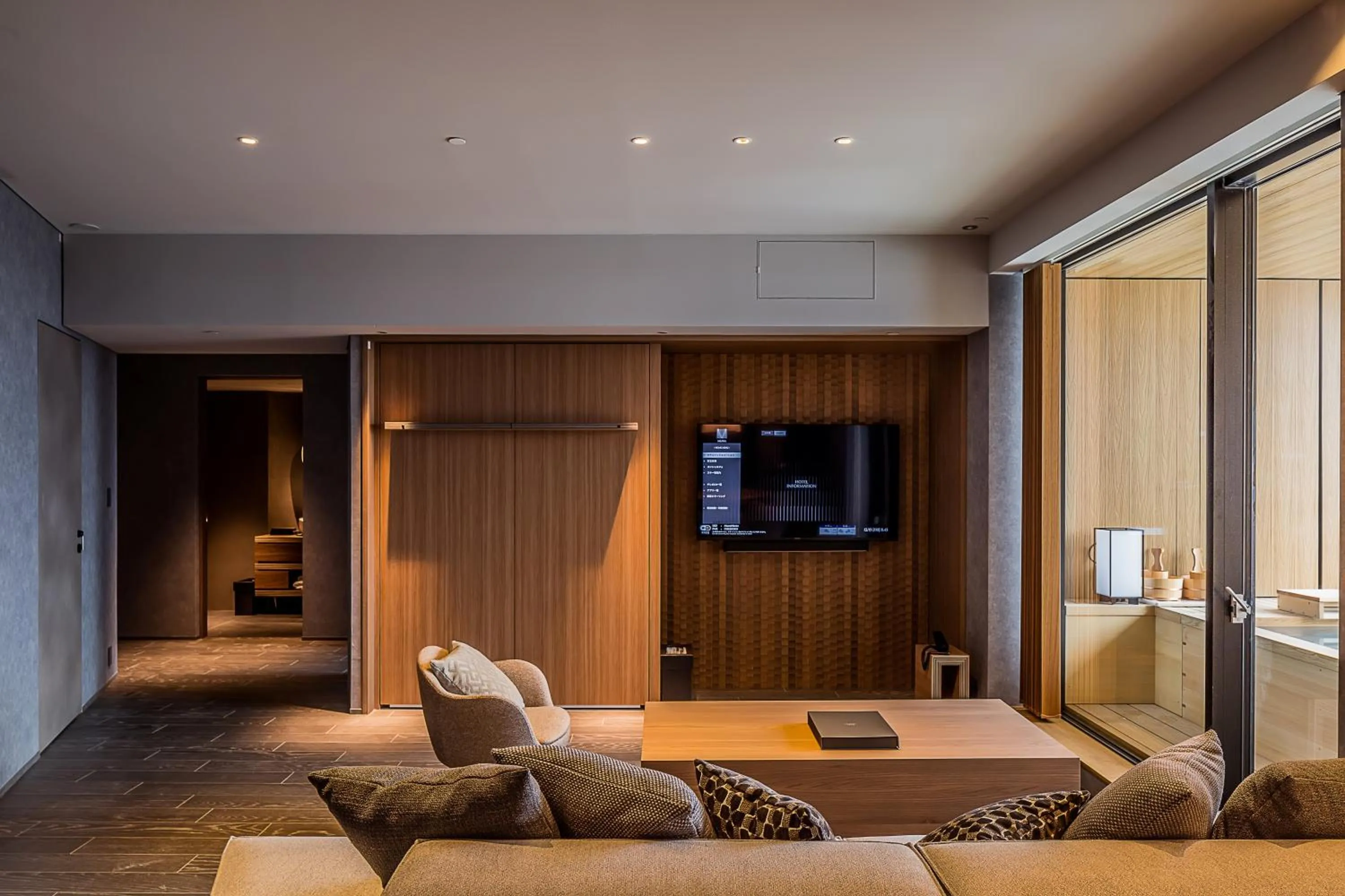 Living room in MUWA NISEKO