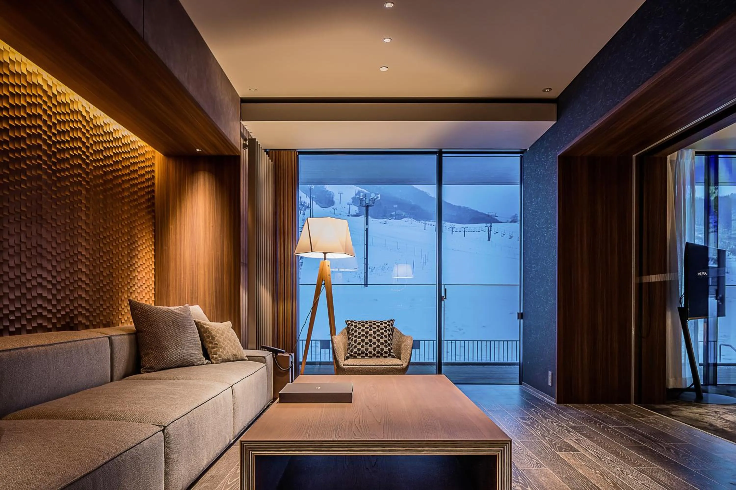 Living room in MUWA NISEKO